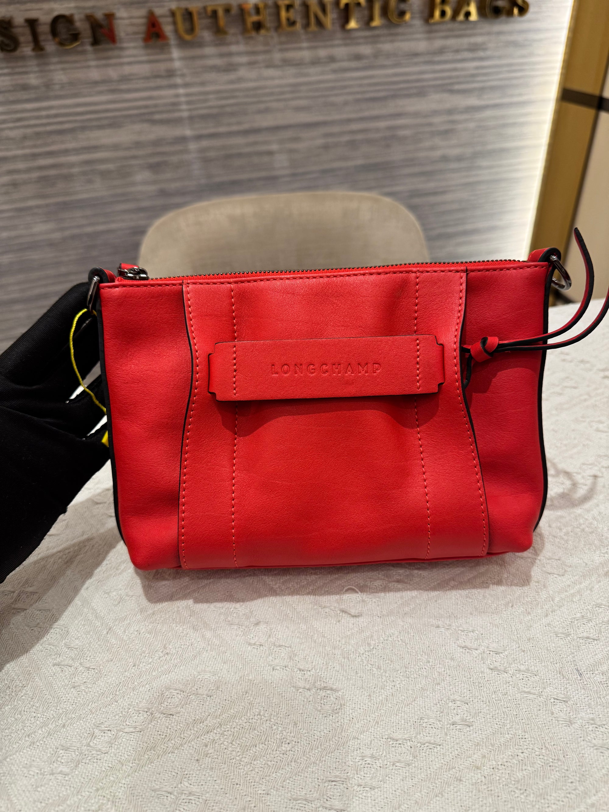 Longchamp 3D Crossbody Red