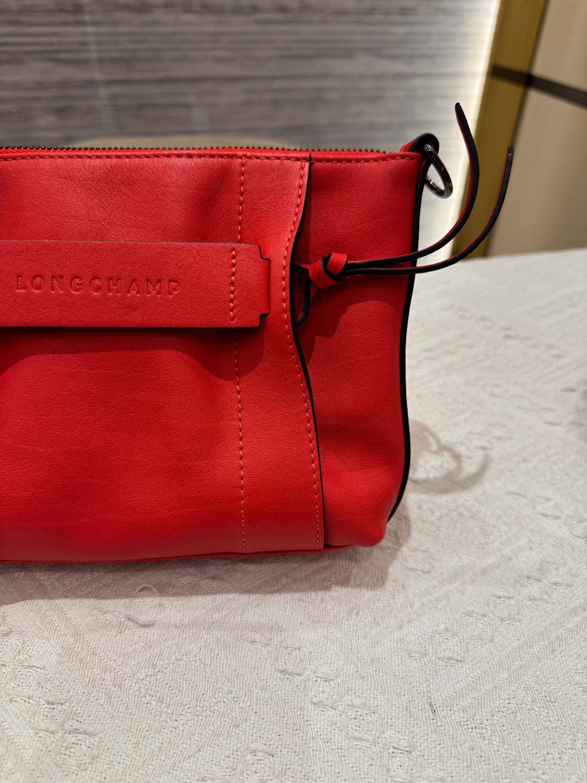 Longchamp 3D Crossbody Red