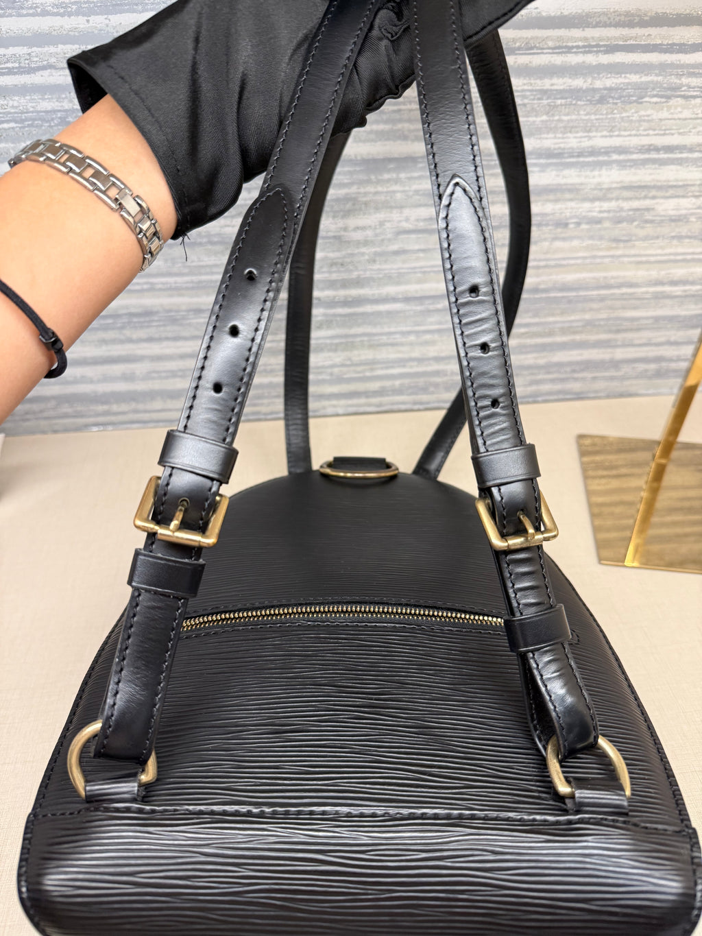 Louis Vuitton Mabillon Epi Black