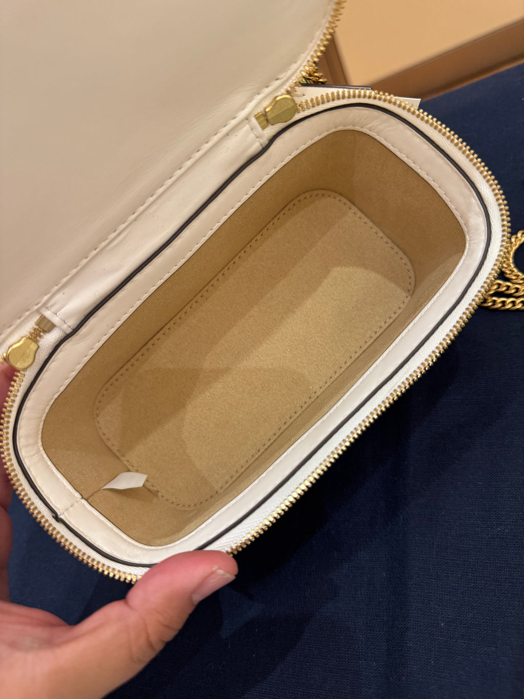 Tory Burch Kira Diamond Vanity Blanc