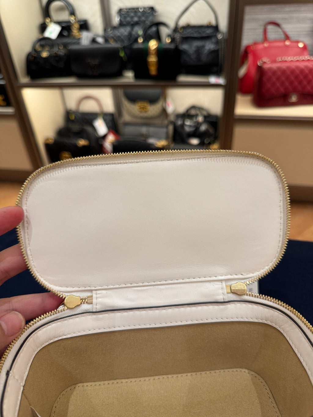 Tory Burch Kira Diamond Vanity Blanc