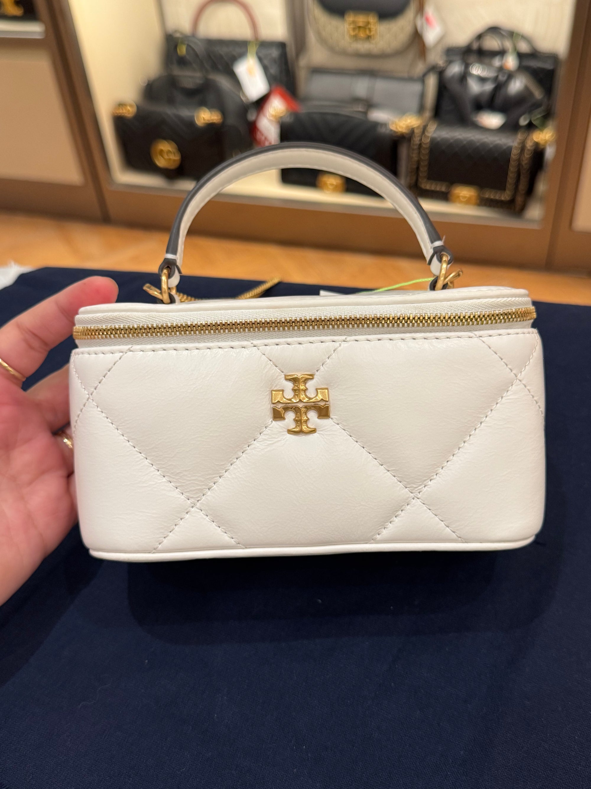 Tory Burch Kira Diamond Vanity Blanc