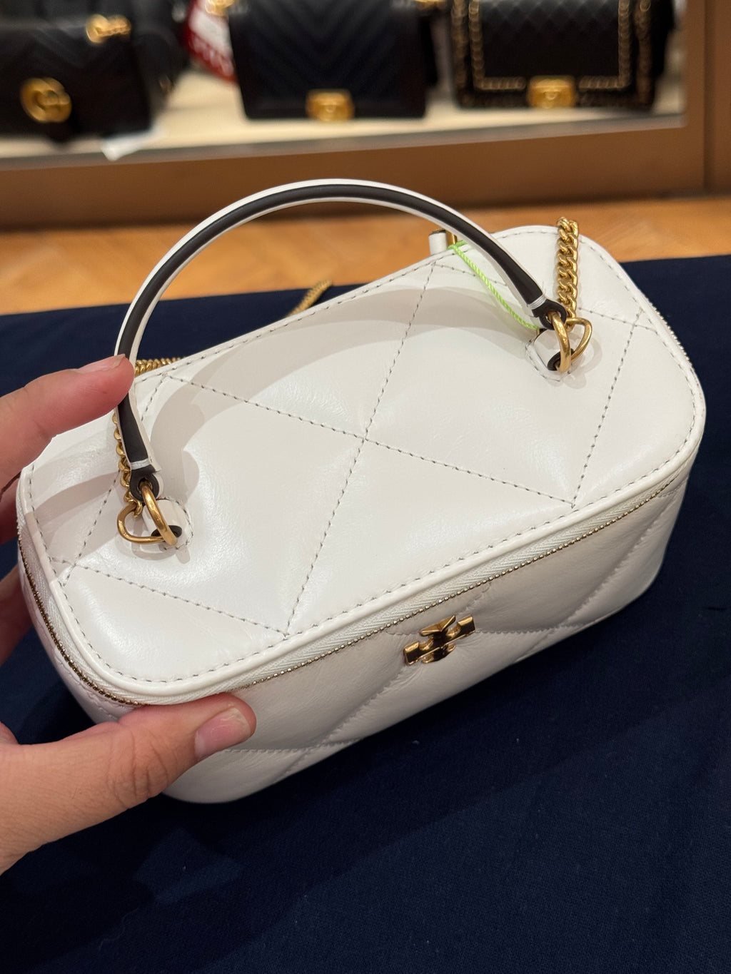 Tory Burch Kira Diamond Vanity Blanc