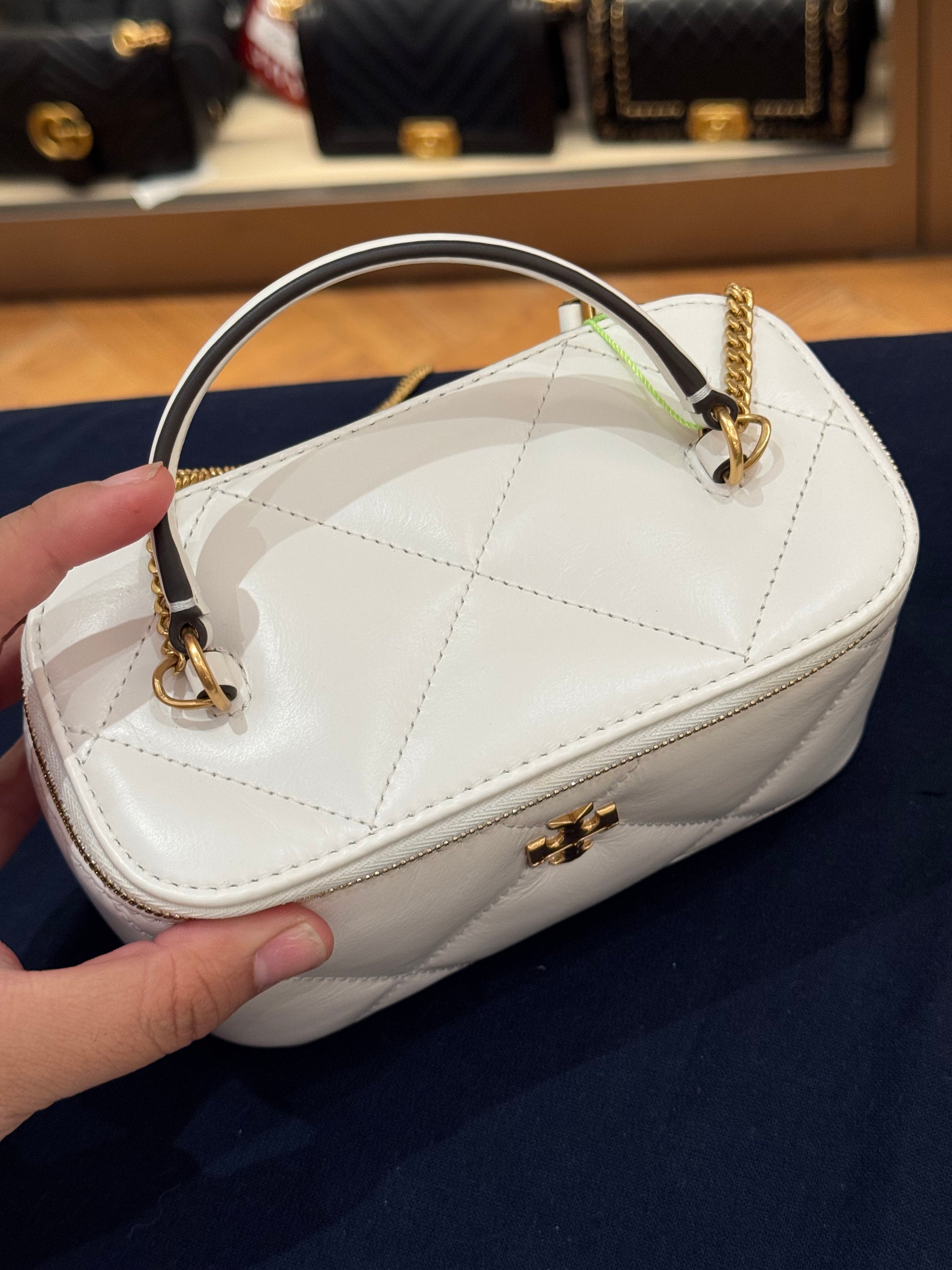 Tory Burch Kira Diamond Vanity Blanc