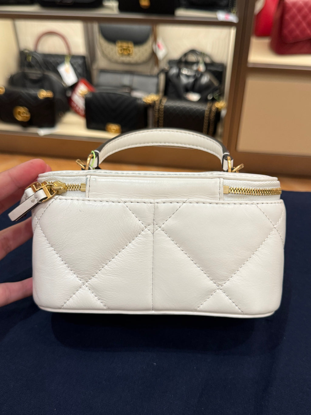 Tory Burch Kira Diamond Vanity Blanc
