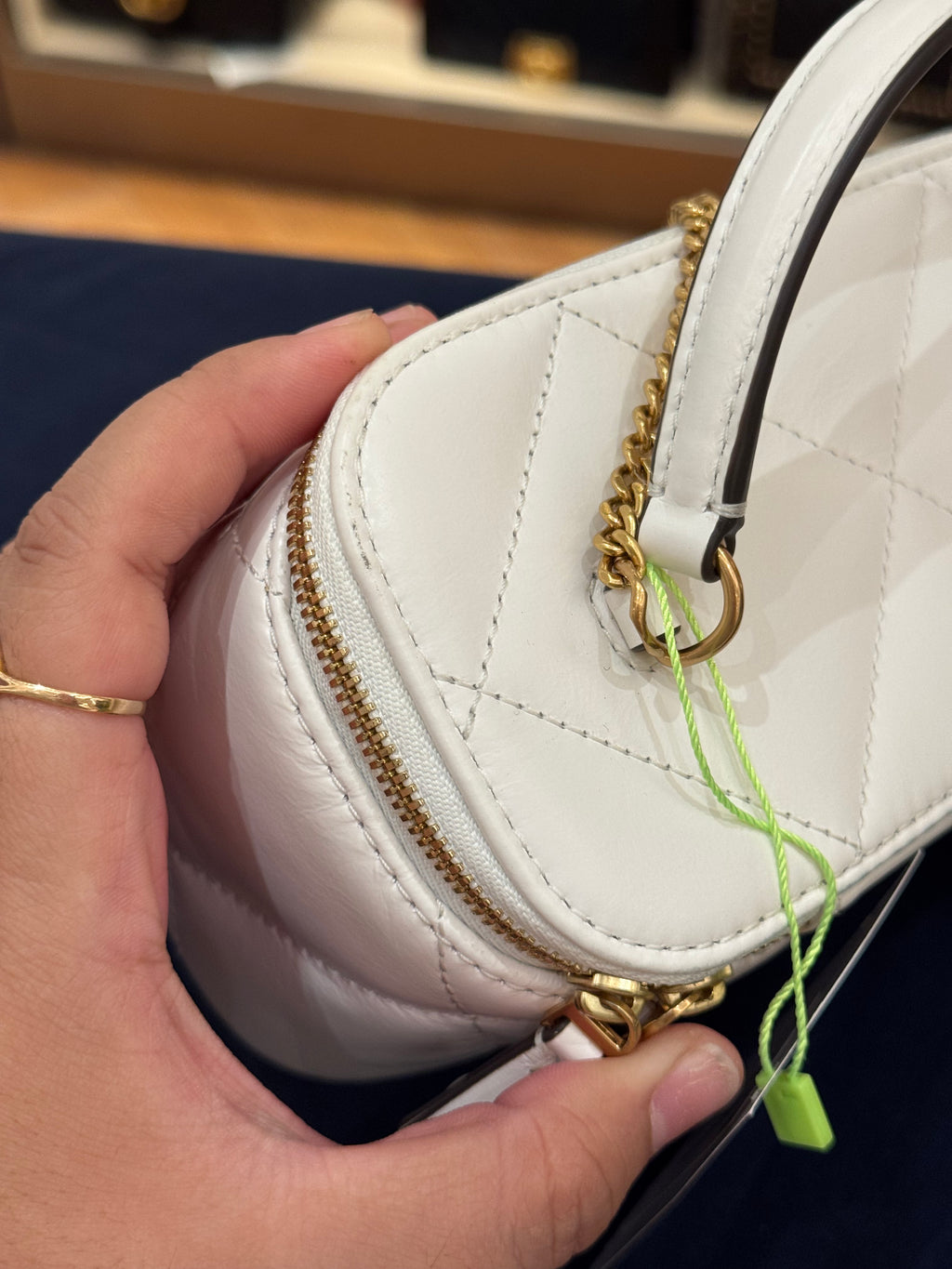 Tory Burch Kira Diamond Vanity Blanc