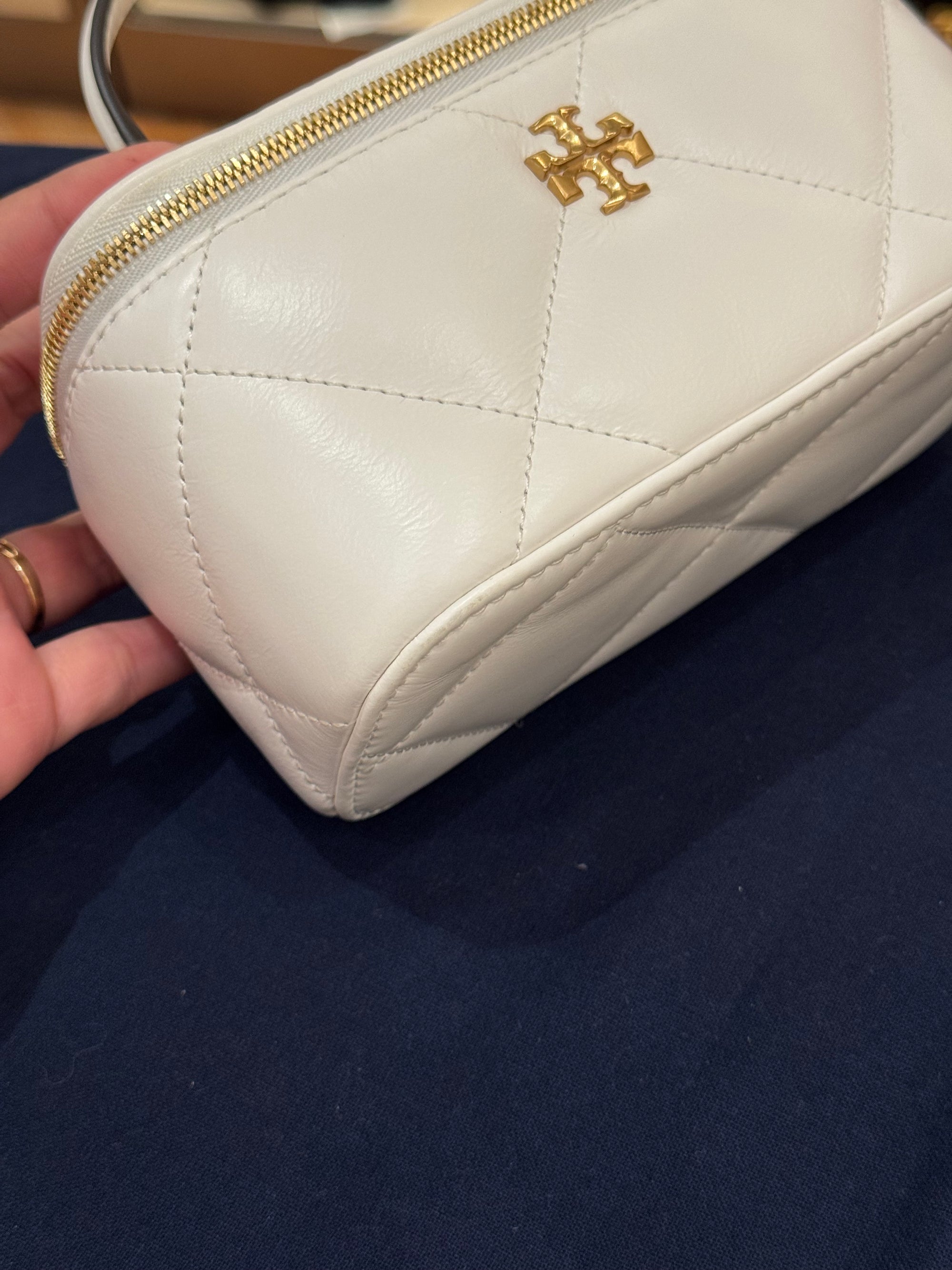 Tory Burch Kira Diamond Vanity Blanc