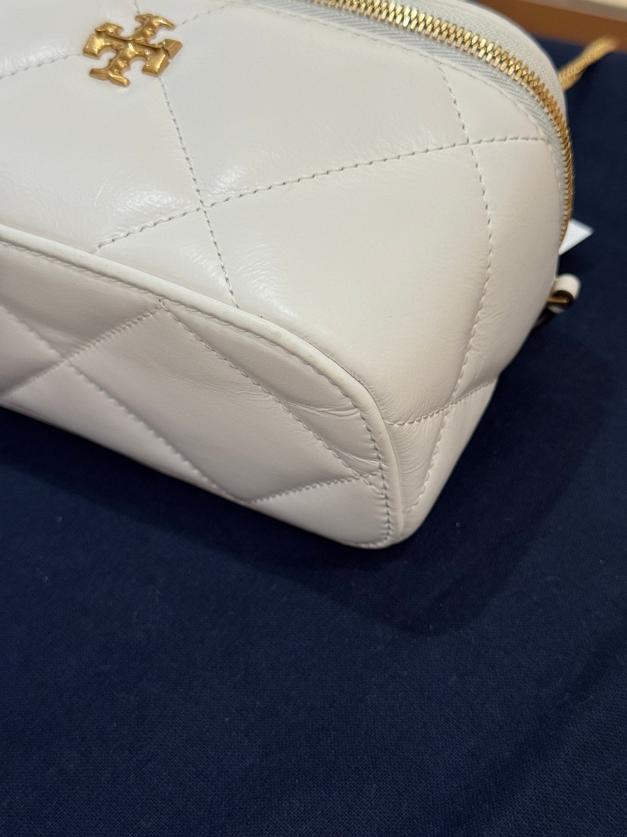 Tory Burch Kira Diamond Vanity Blanc
