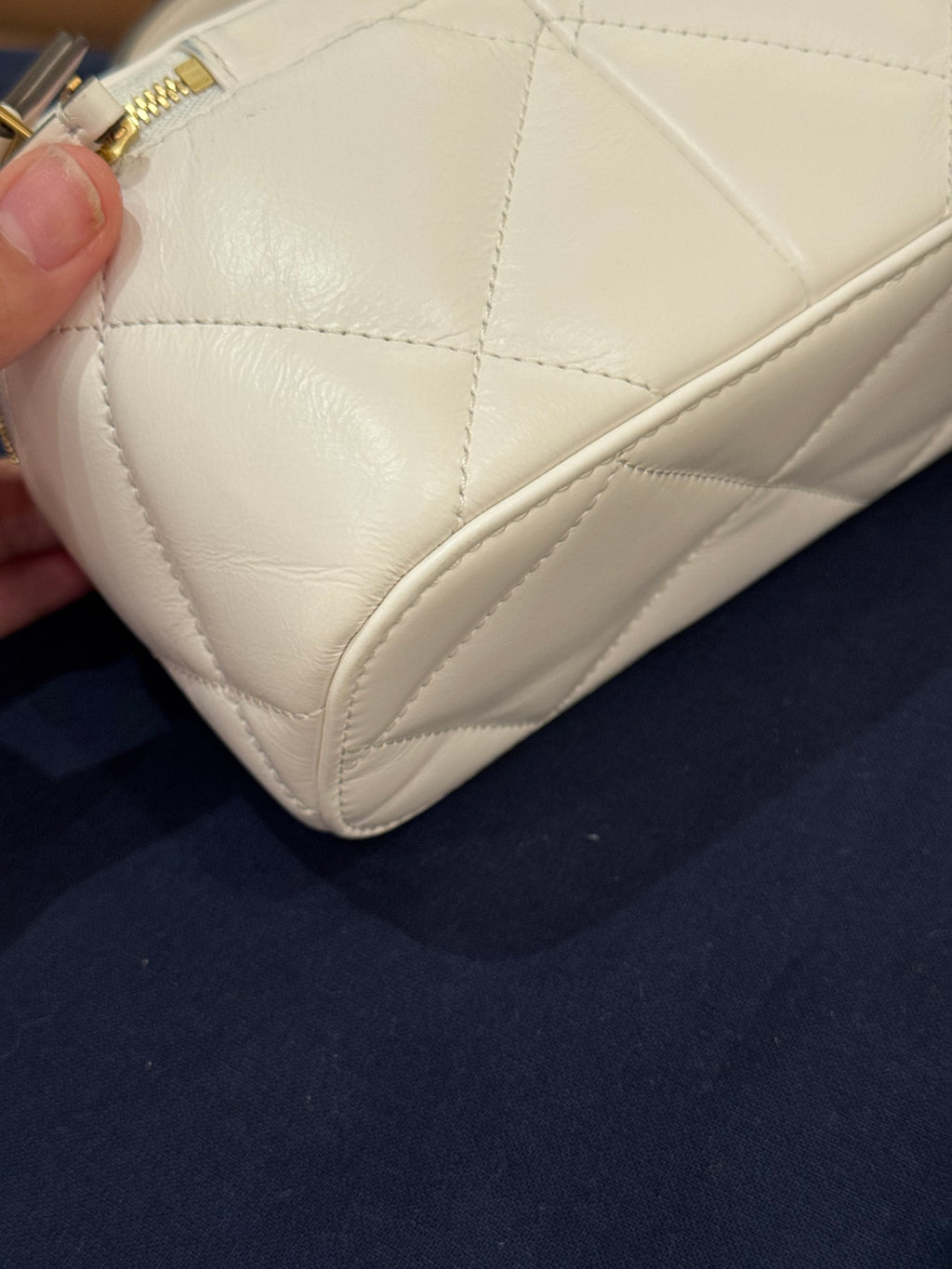 Tory Burch Kira Diamond Vanity Blanc