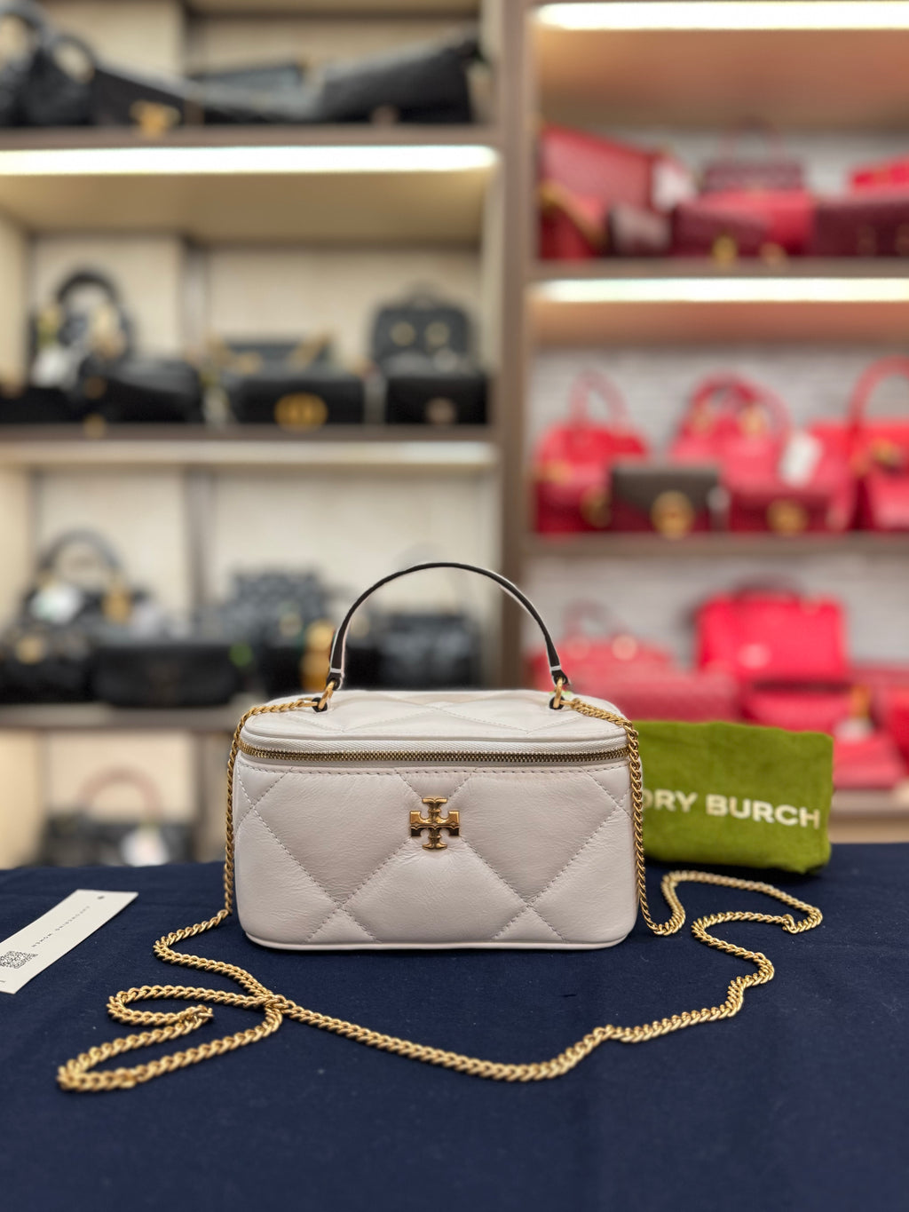 Tory Burch Kira Diamond Vanity Blanc