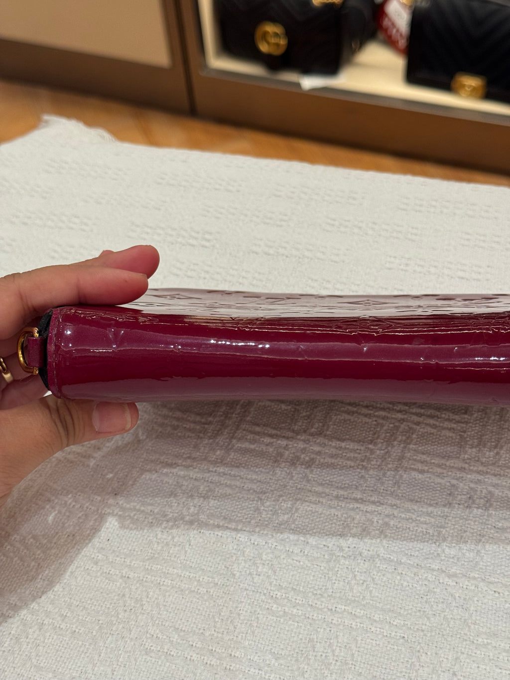 Louis Vuitton Felicie Vernis Magenta