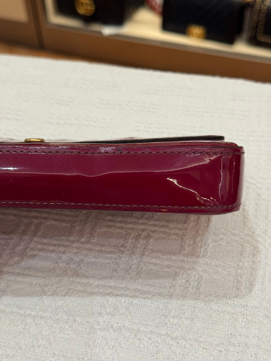 Louis Vuitton Felicie Vernis Magenta