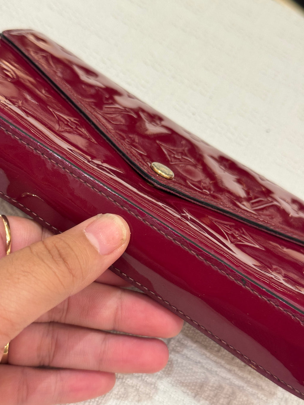 Louis Vuitton Felicie Vernis Magenta