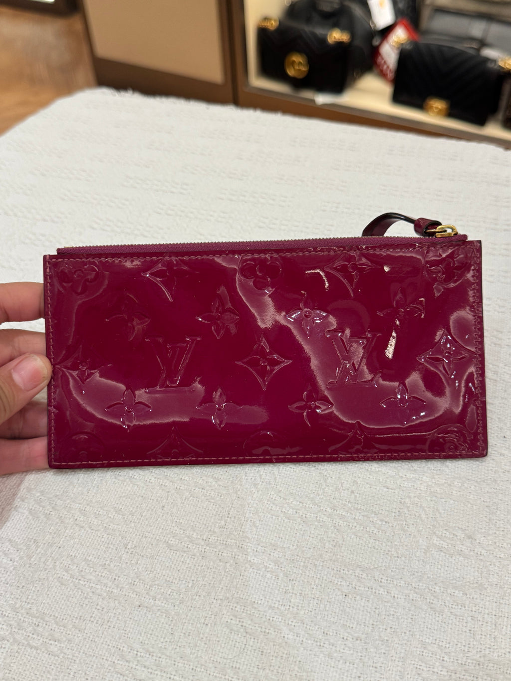 Louis Vuitton Felicie Vernis Magenta