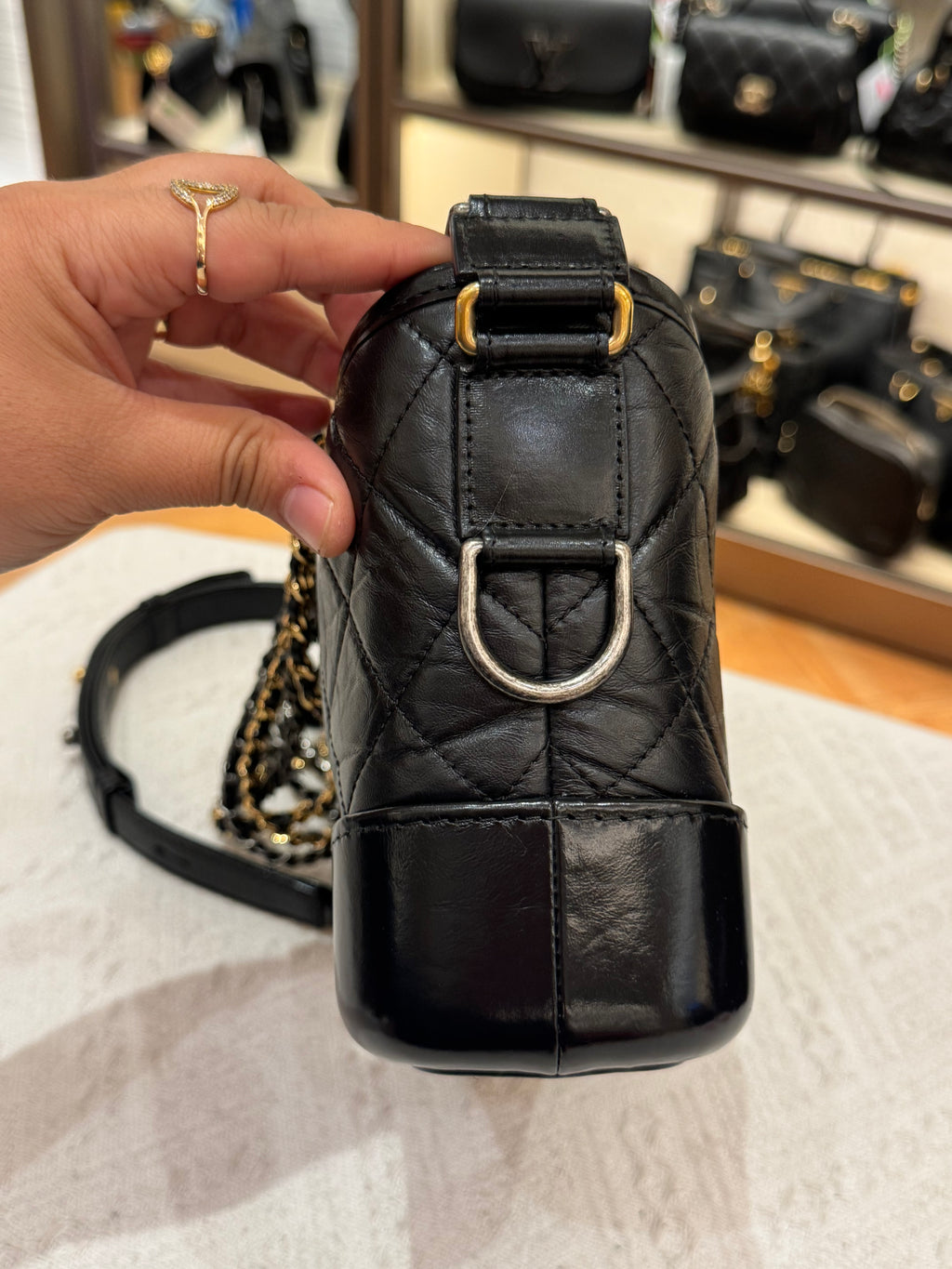 Chanel Gabrielle Small Black