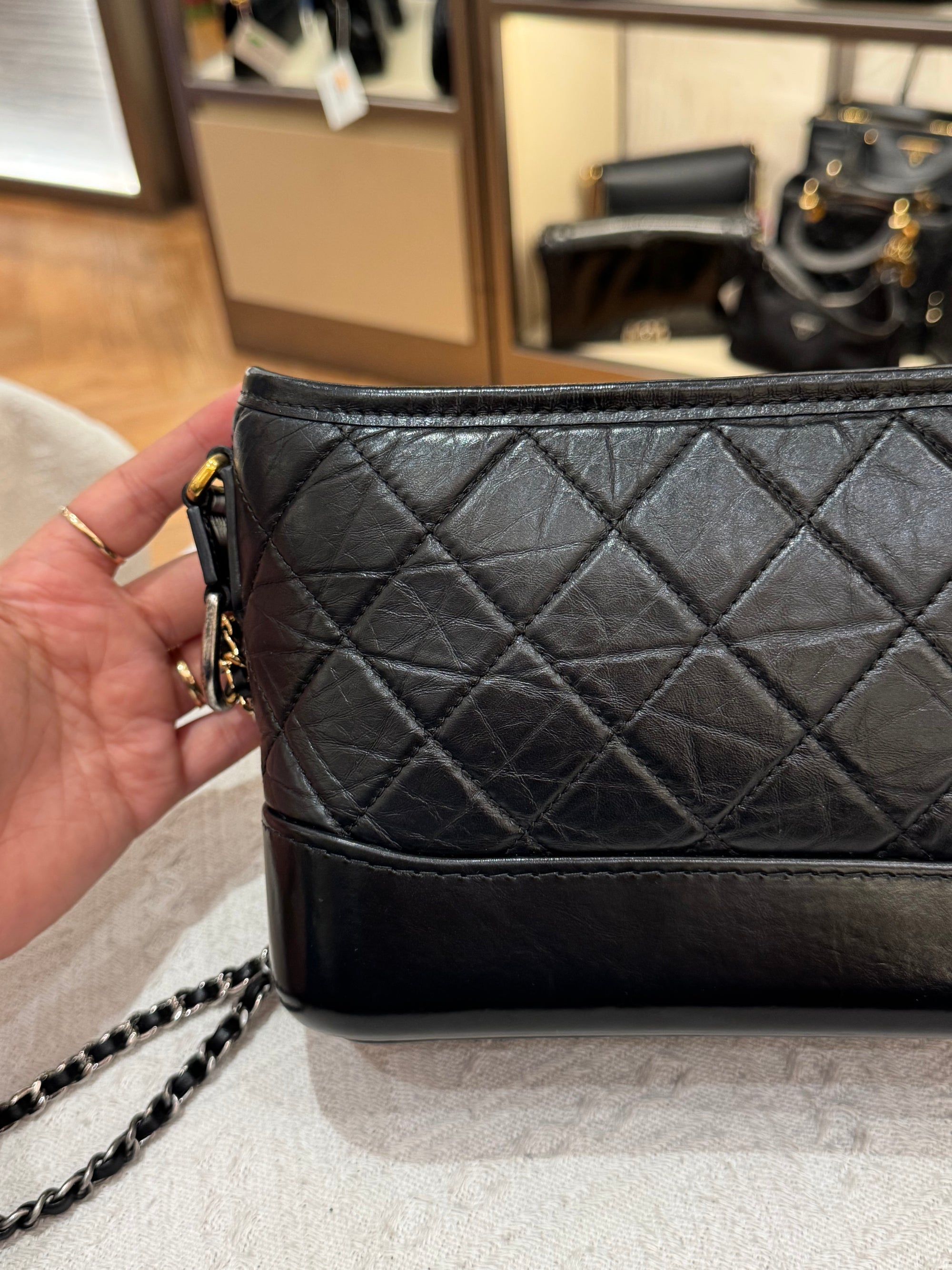 Chanel Gabrielle Small Black