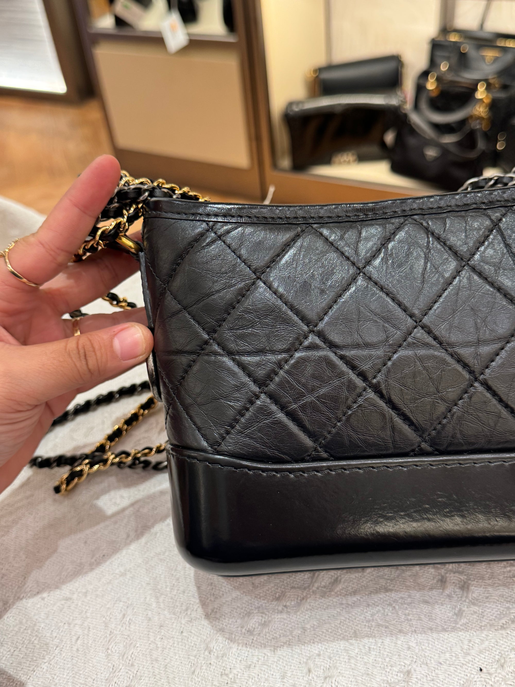 Chanel Gabrielle Small Black