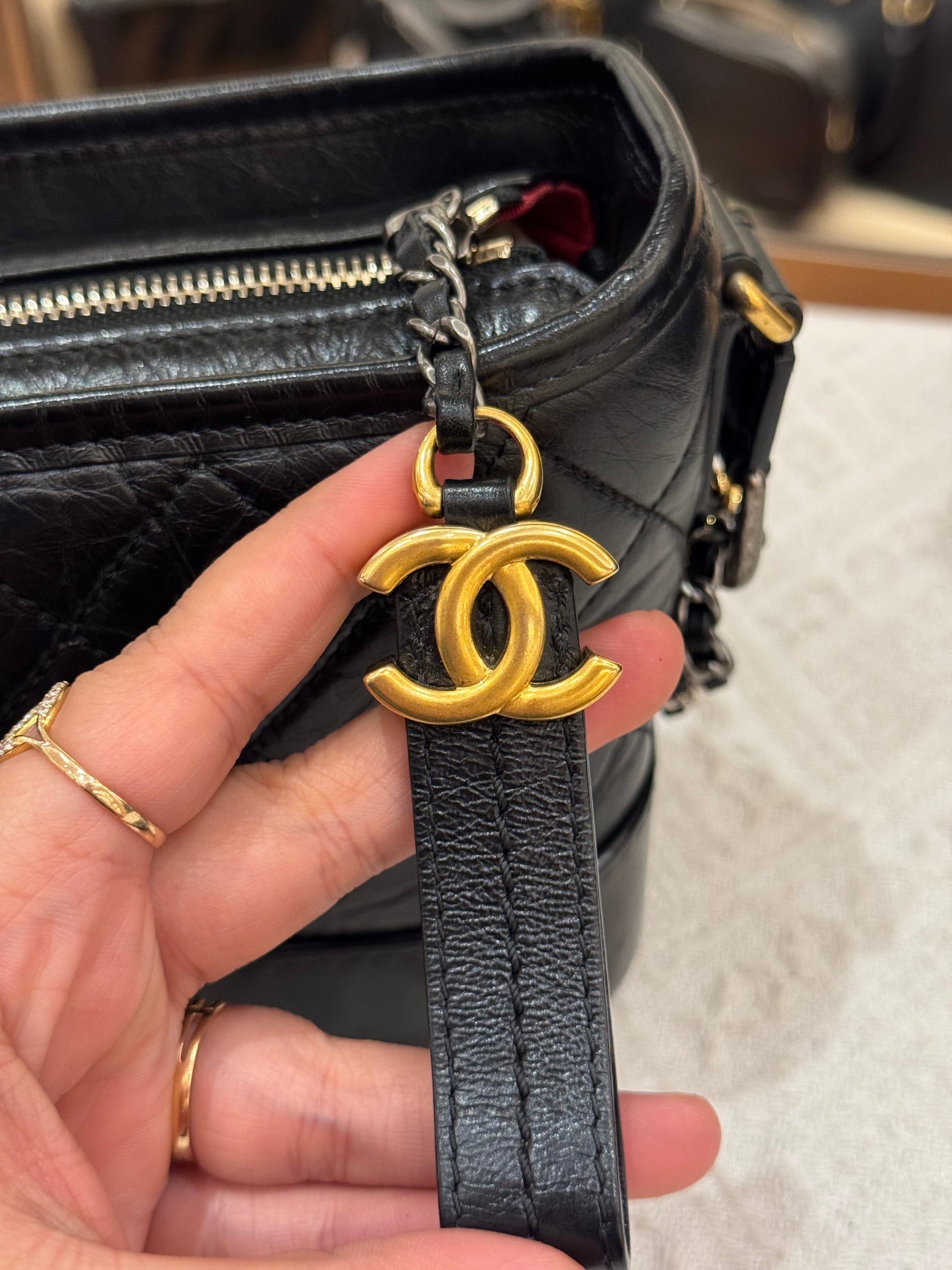 Chanel Gabrielle Small Black