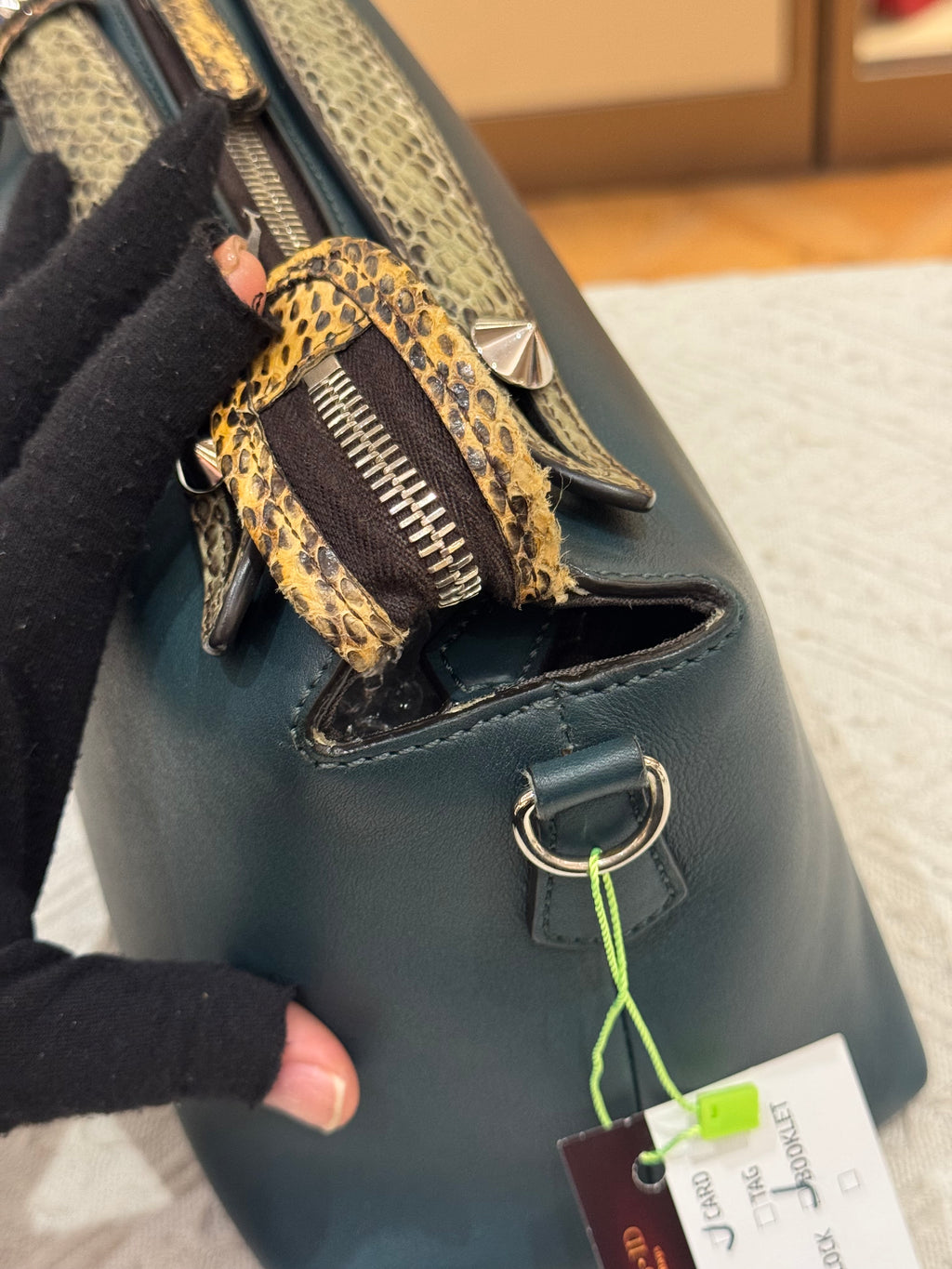Fendi By The Way Medium Snake Skin