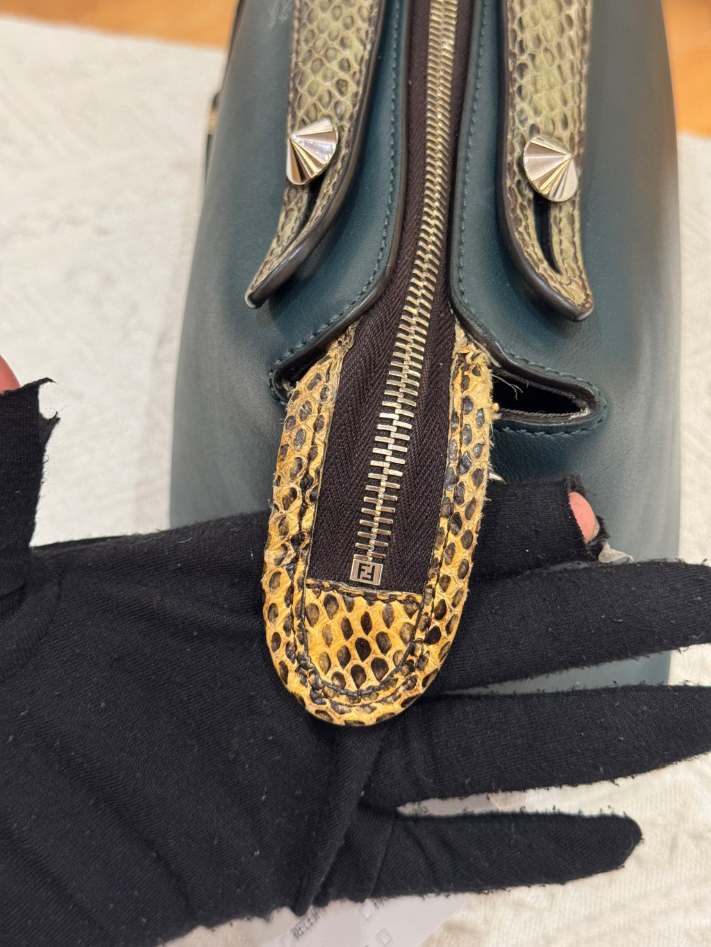 Fendi By The Way Medium Snake Skin