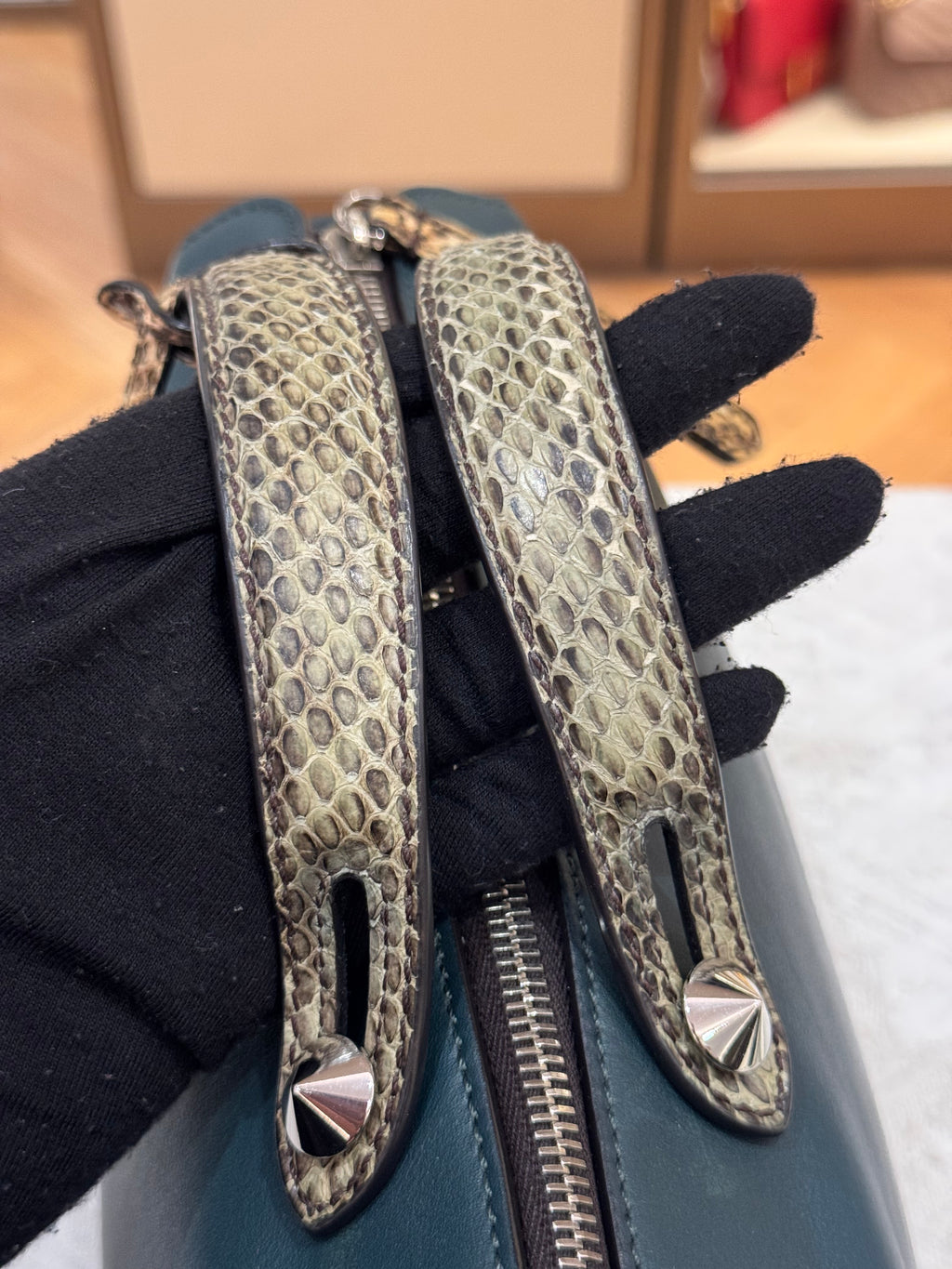 Fendi By The Way Medium Snake Skin