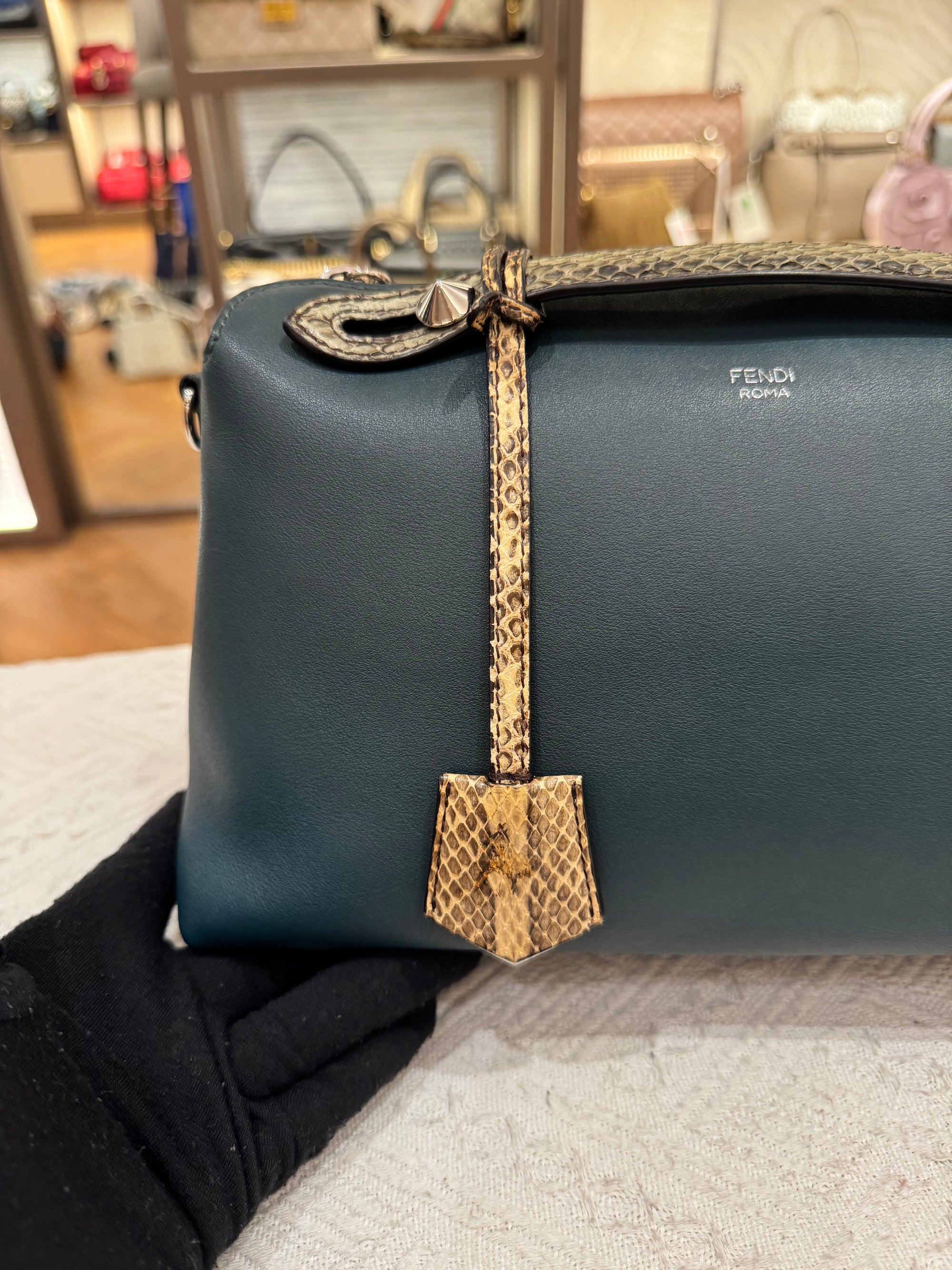 Fendi By The Way Medium Snake Skin
