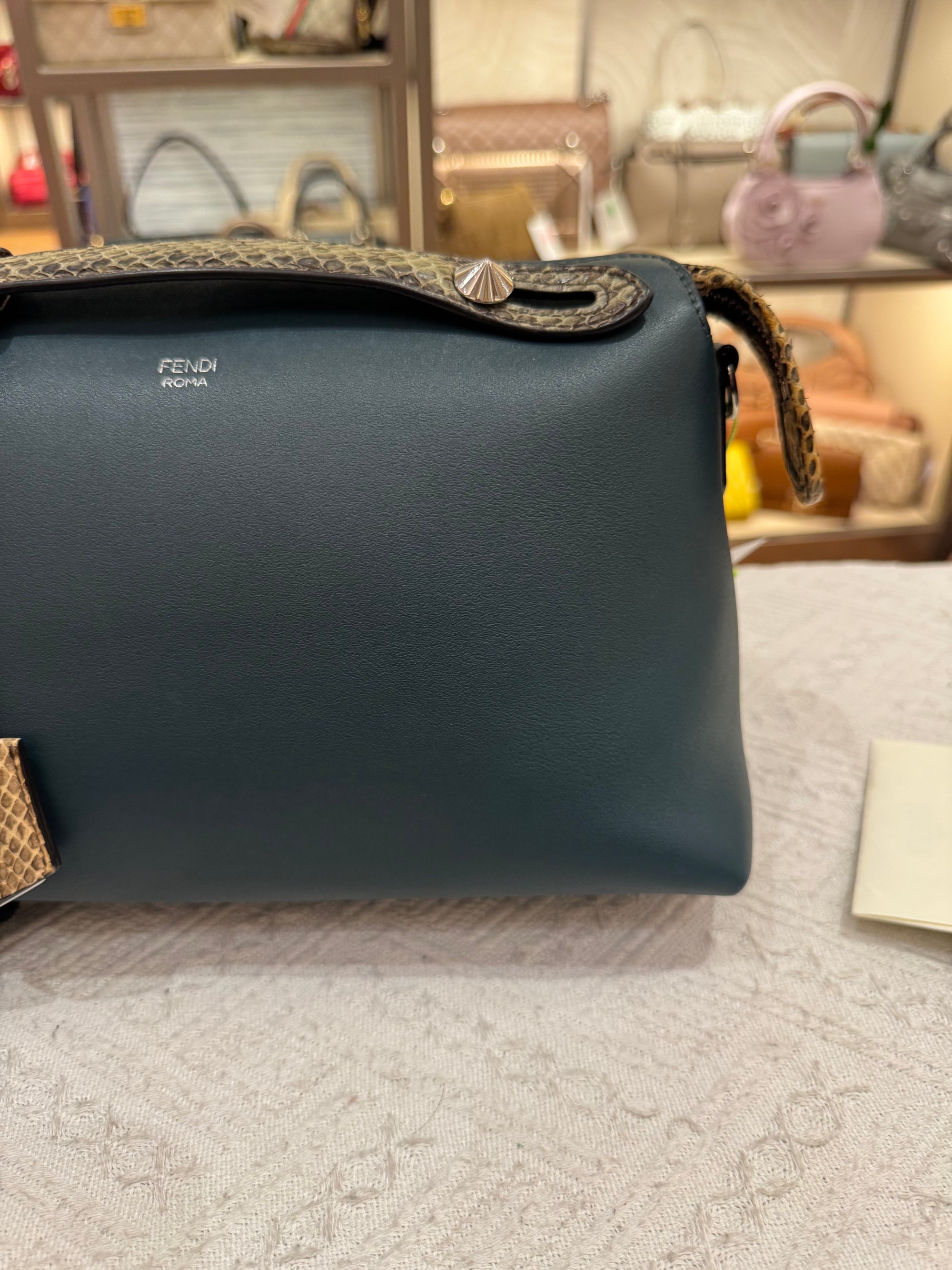 Fendi By The Way Medium Snake Skin