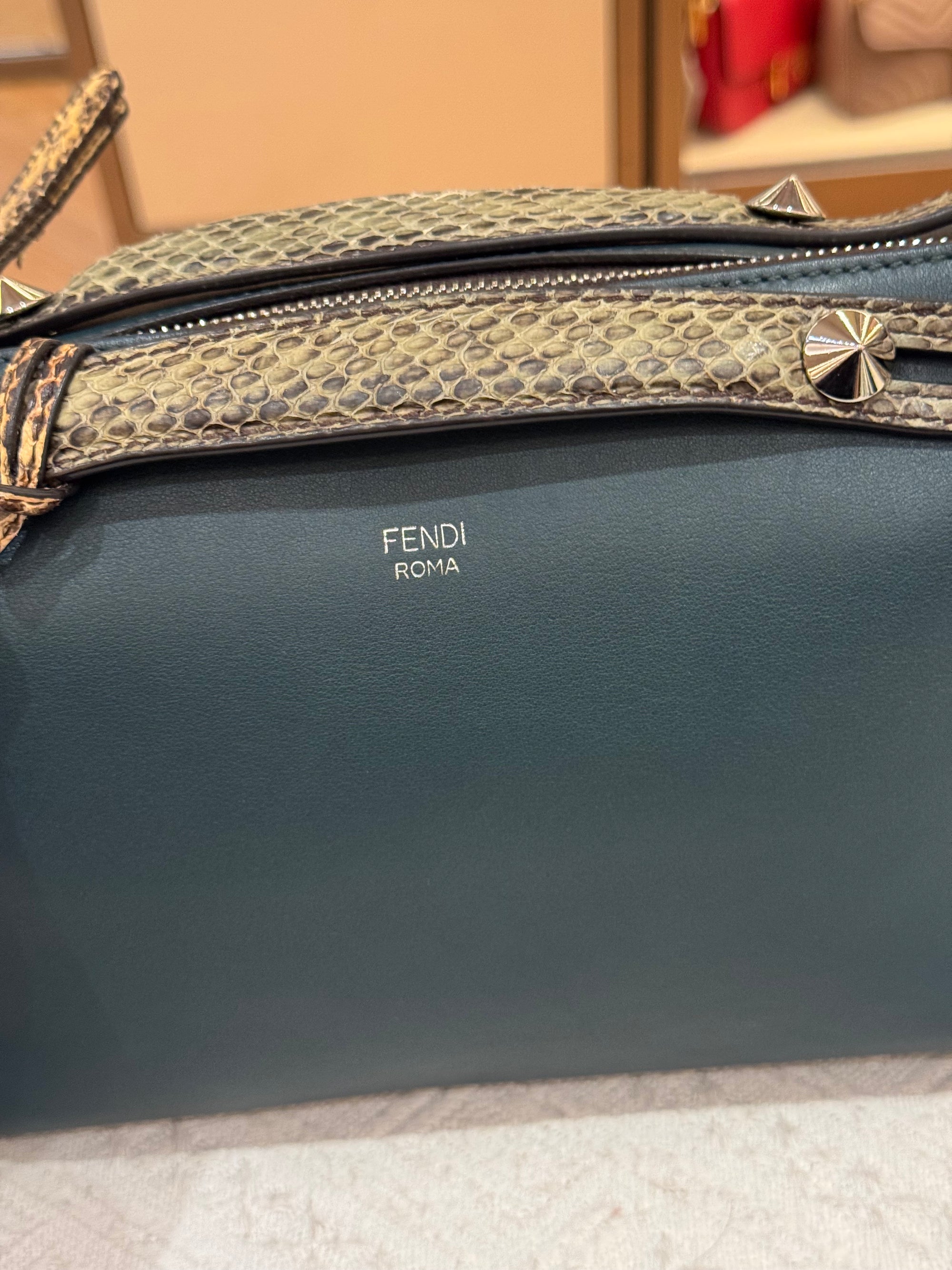 Fendi By The Way Medium Snake Skin