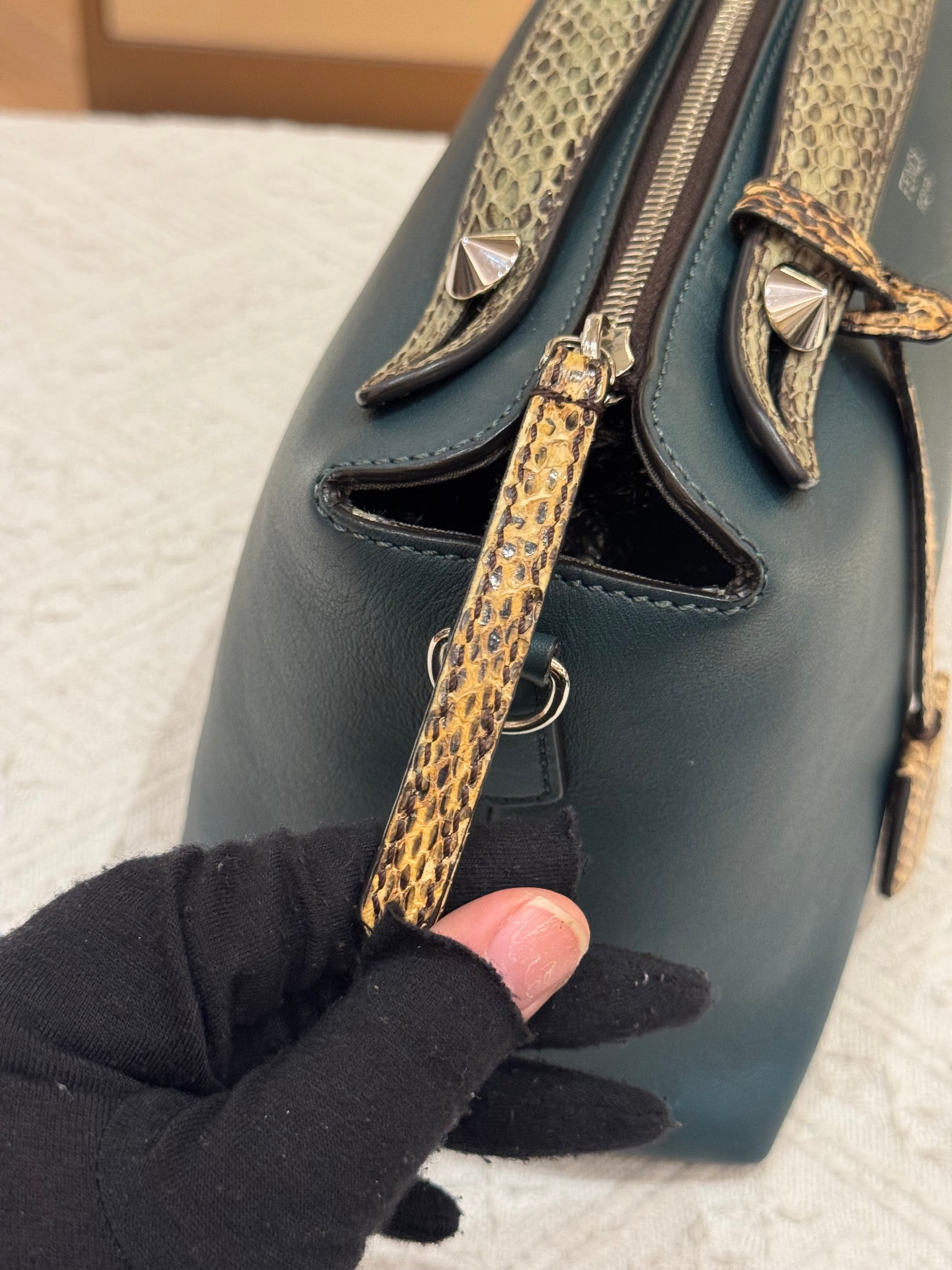 Fendi By The Way Medium Snake Skin