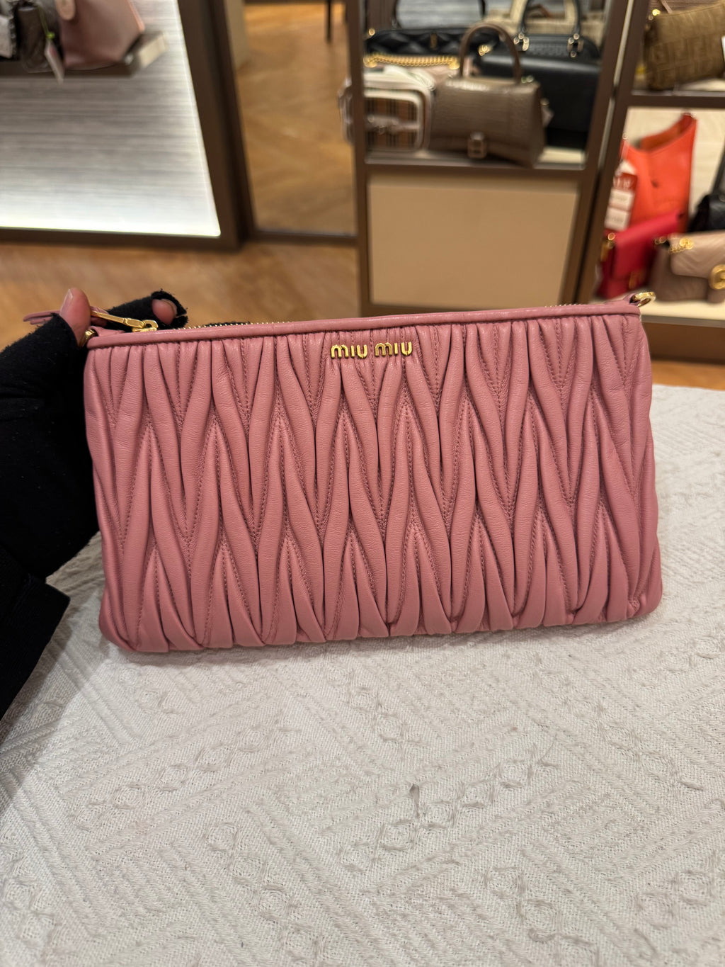 Miu Miu Crossbody Pink