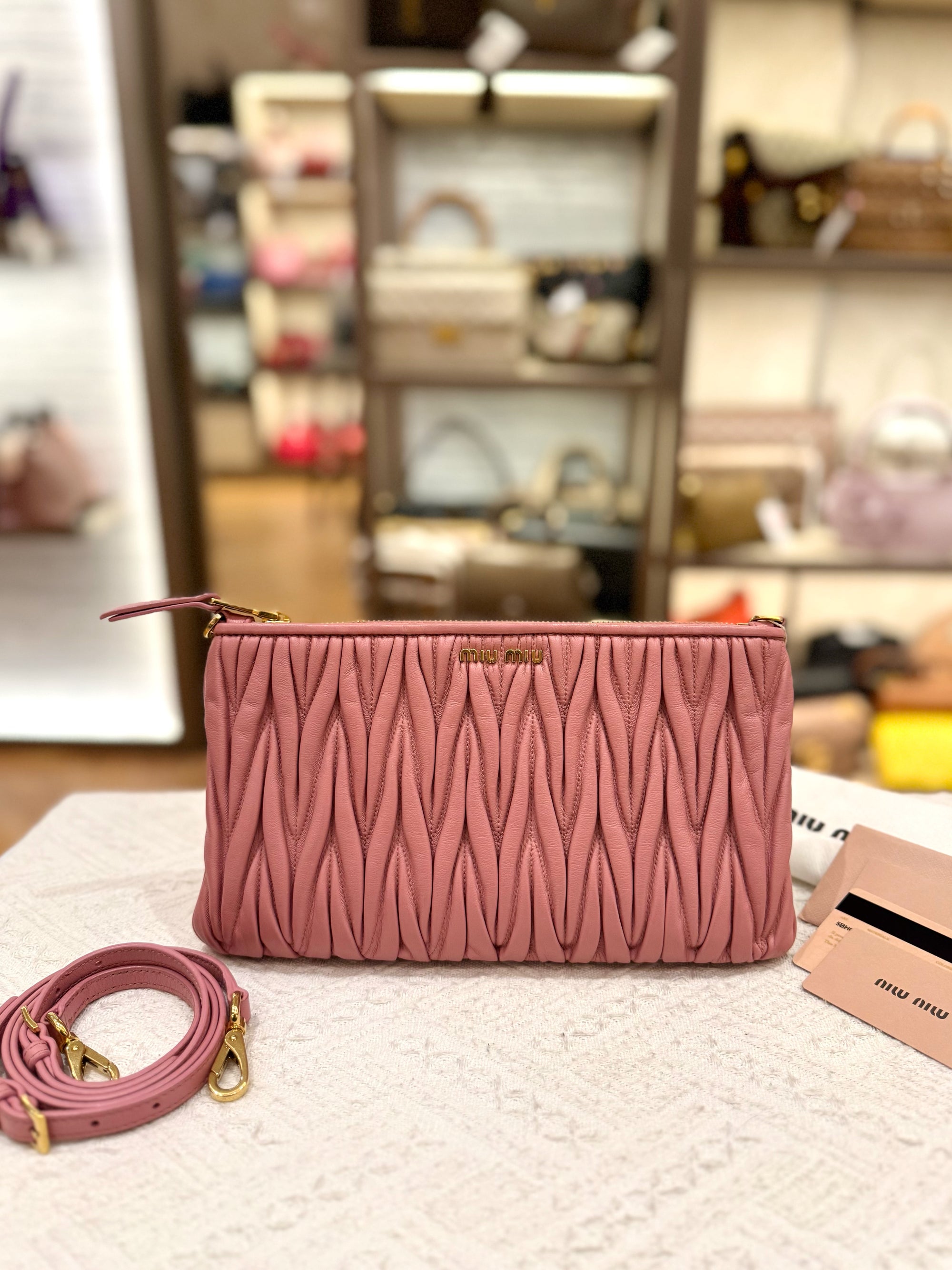 Miu Miu Crossbody Pink