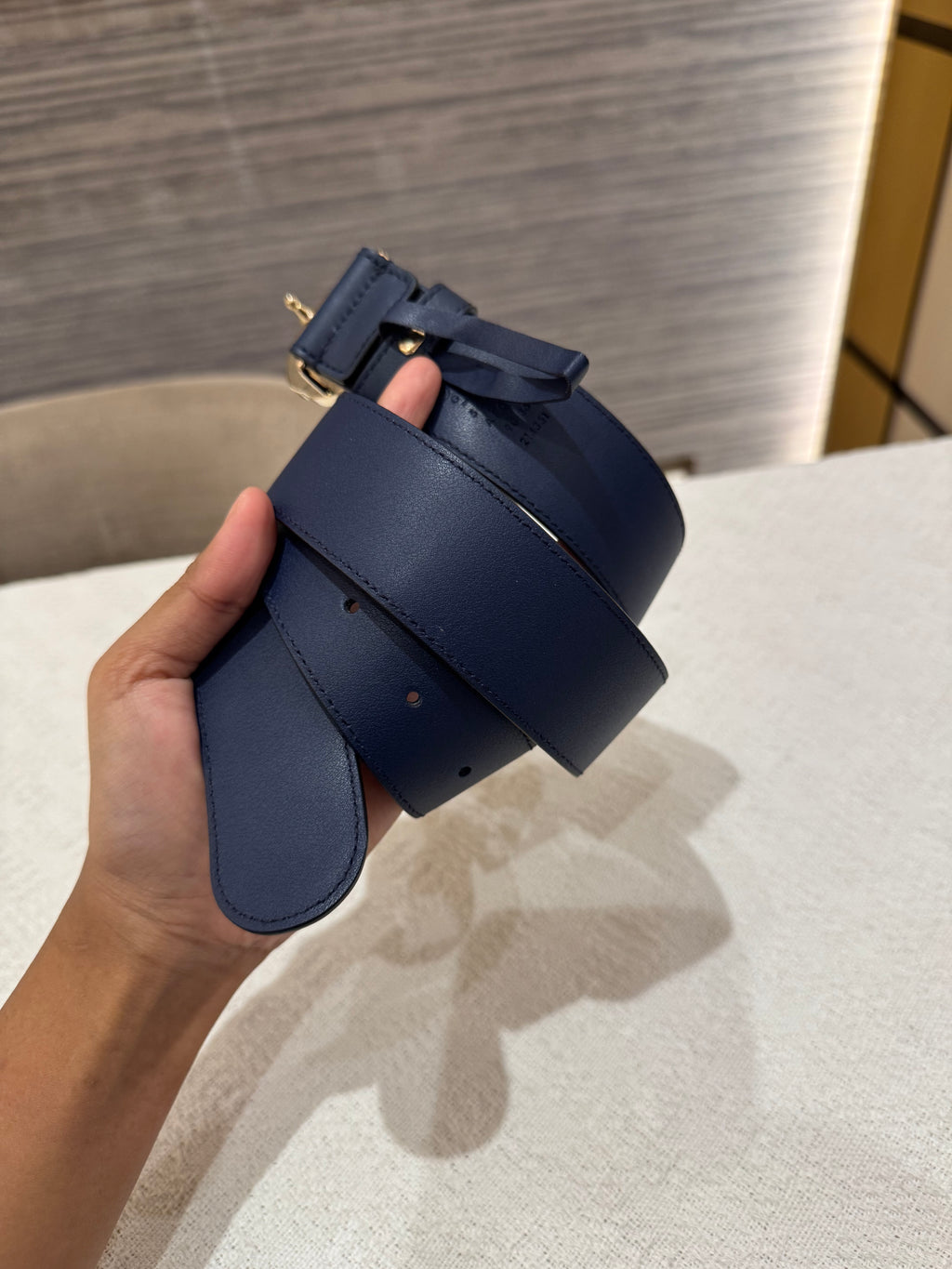 Gucci Belt GG Navy