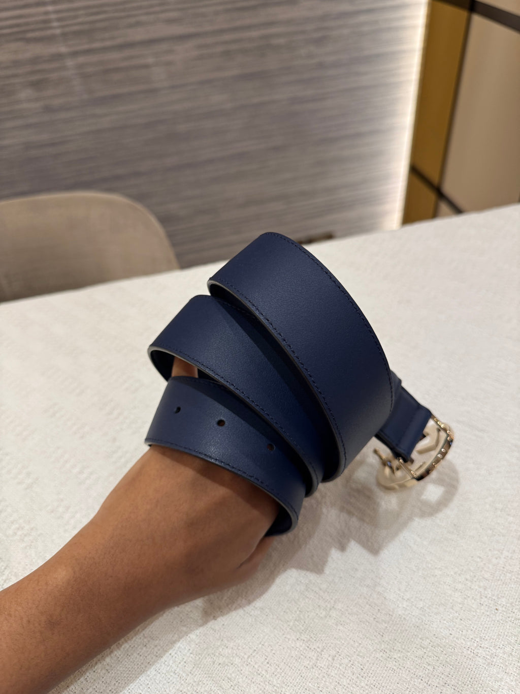 Gucci Belt GG Navy