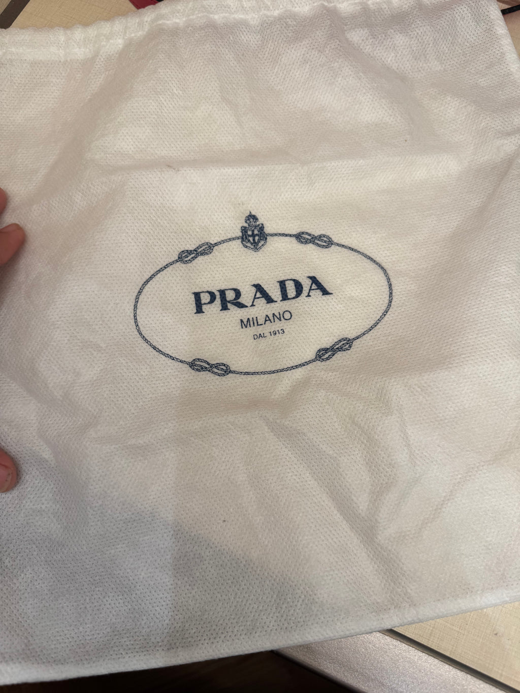 Prada Sling Double Zip Peonia