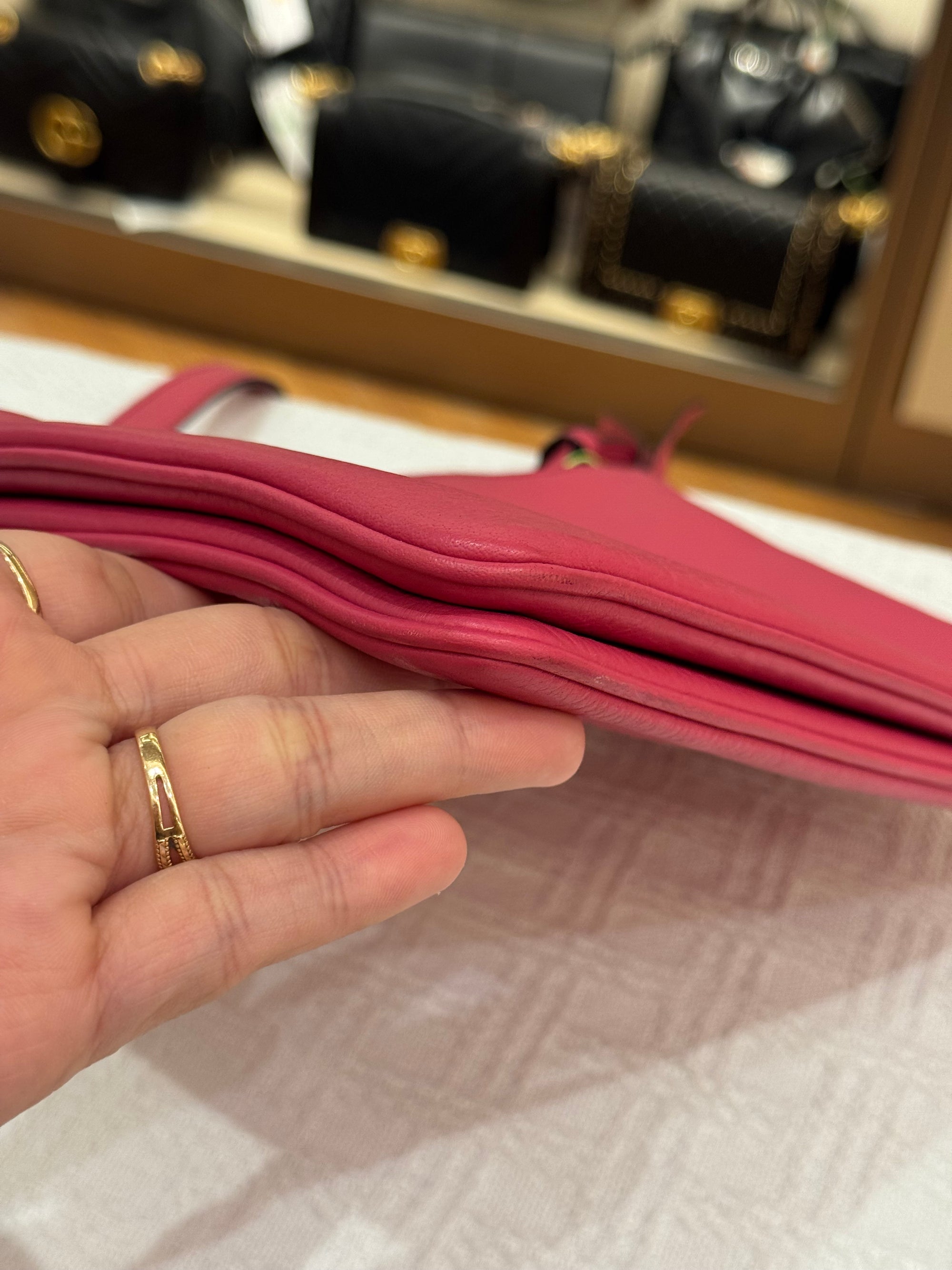 Prada Sling Double Zip Peonia