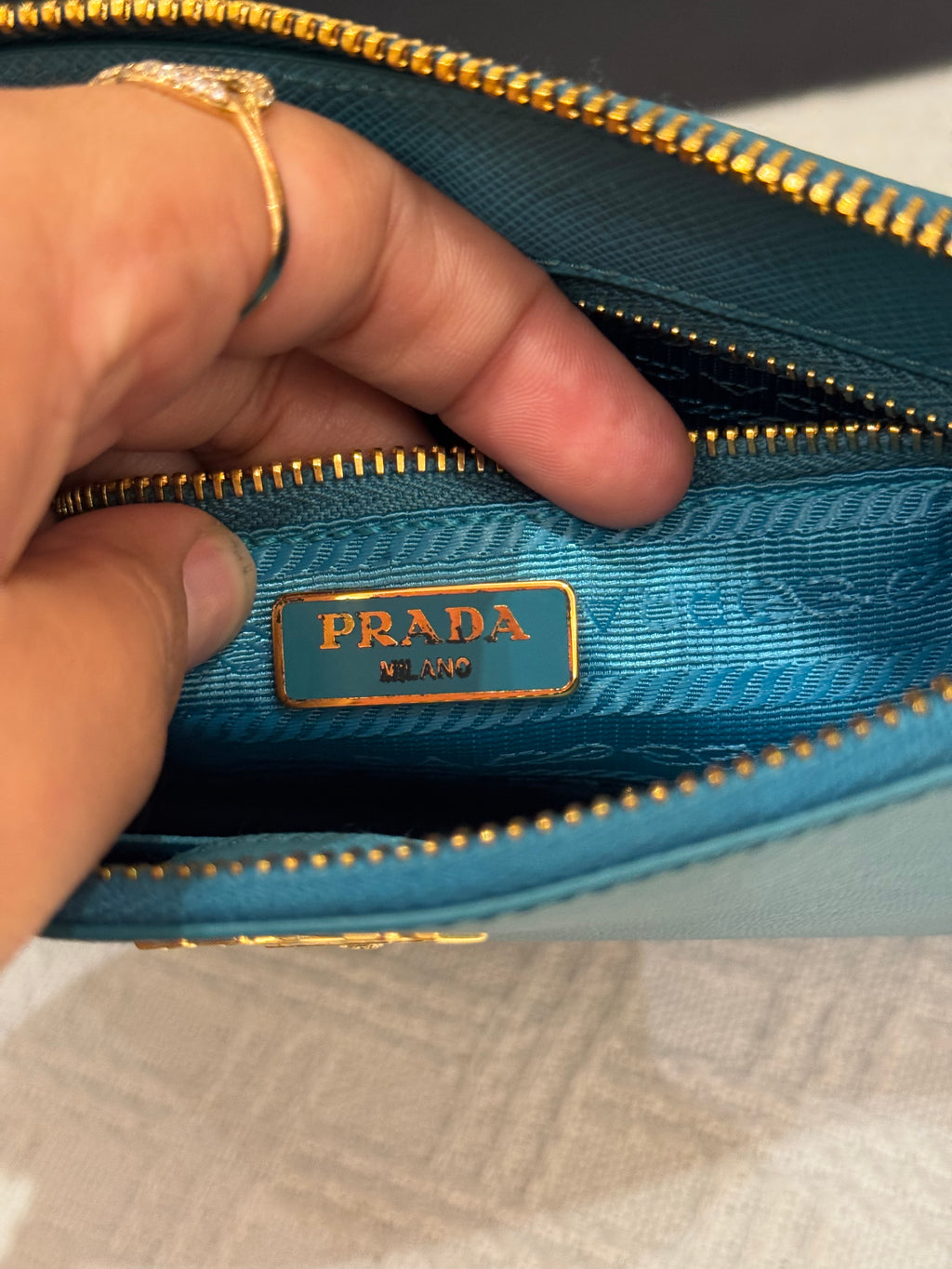 Prada Shoulder Turchese