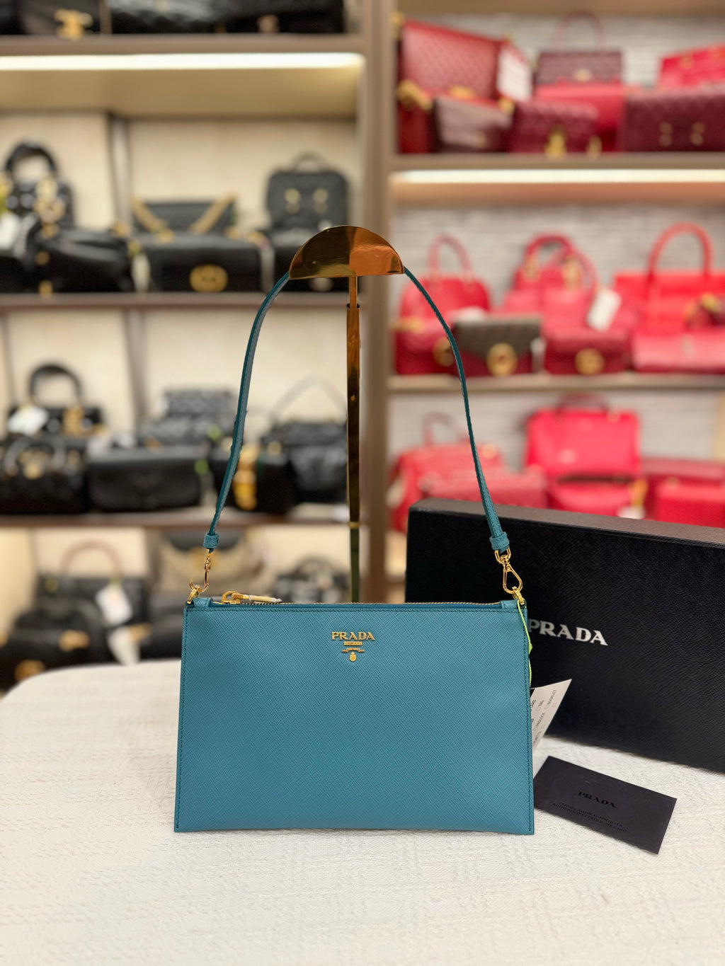Prada Shoulder Turchese