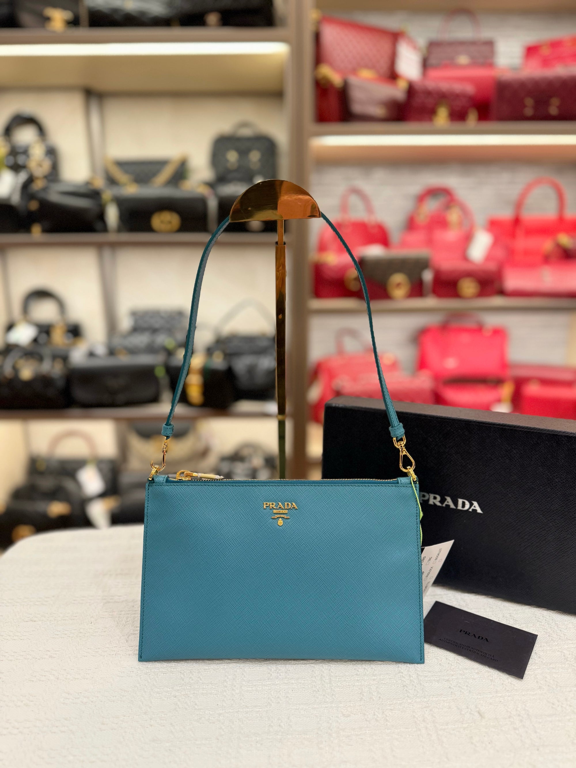 Prada Shoulder Turchese