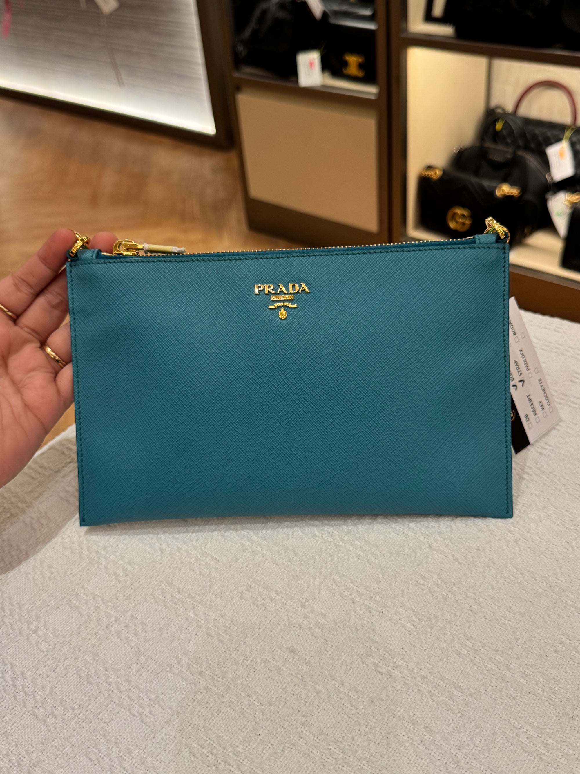 Prada Shoulder Turchese