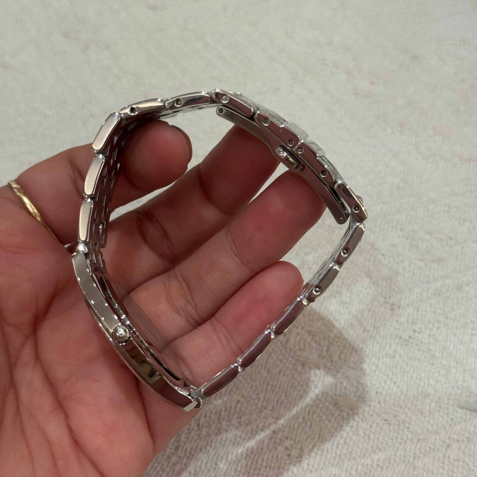 Gucci Watch Chain Silver White Dial