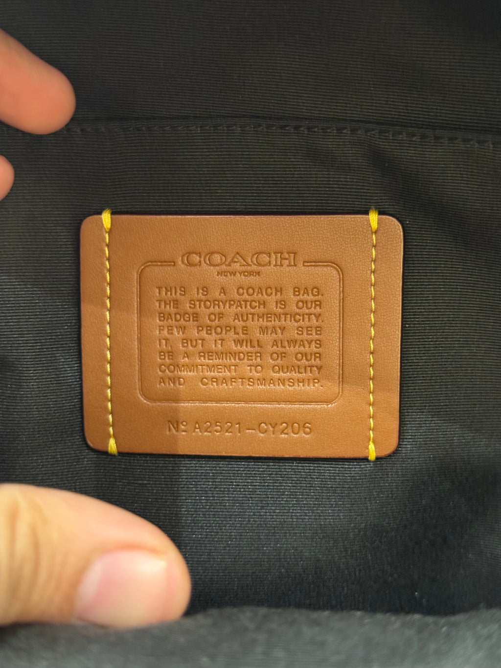 Coach Bumbag Black