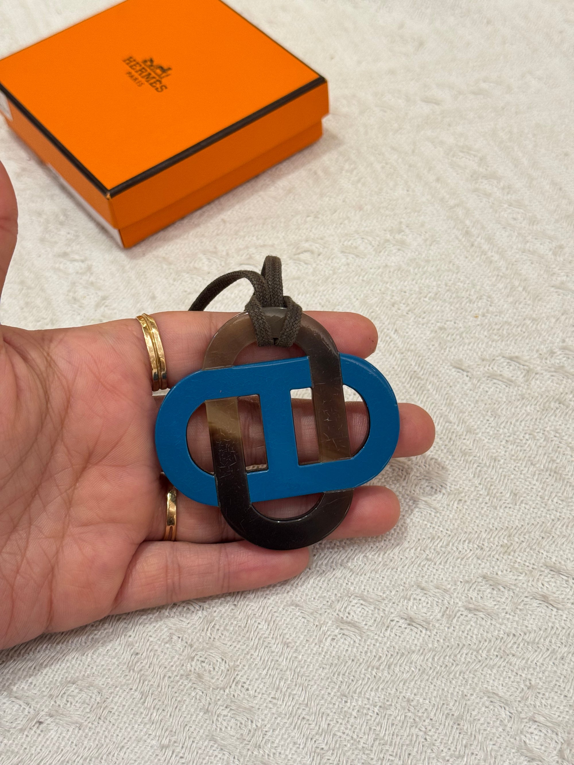 Hermes Maillon Necklace Horn