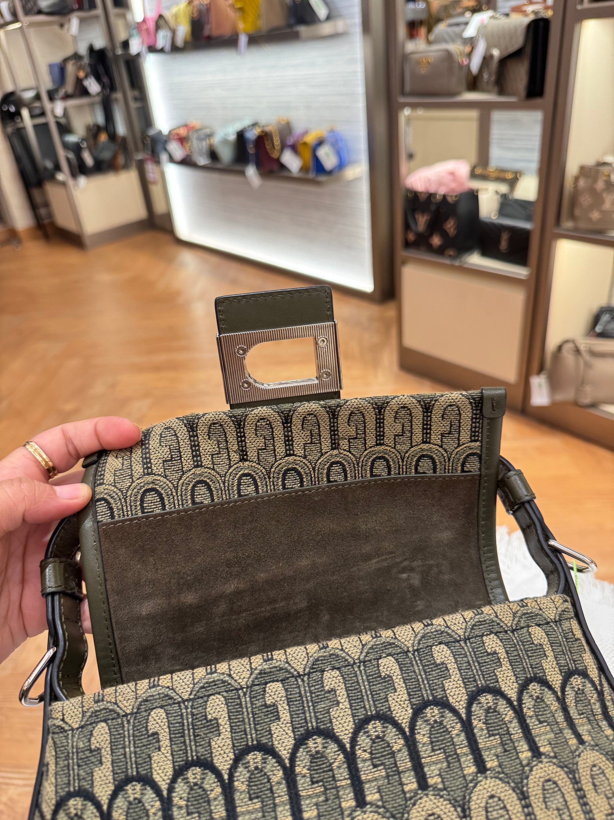 Furla Charlotte Canvas Motif