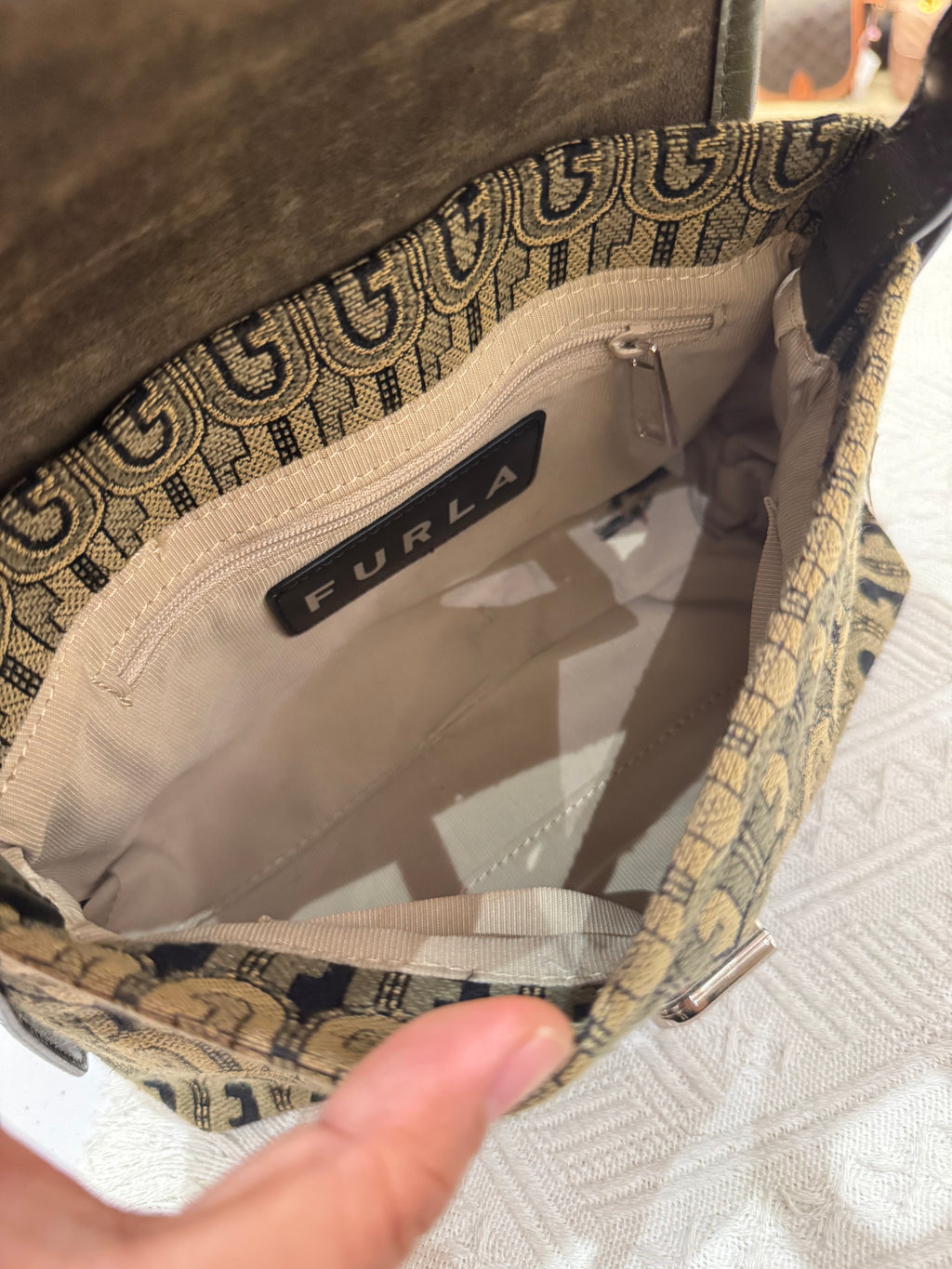 Furla Charlotte Canvas Motif