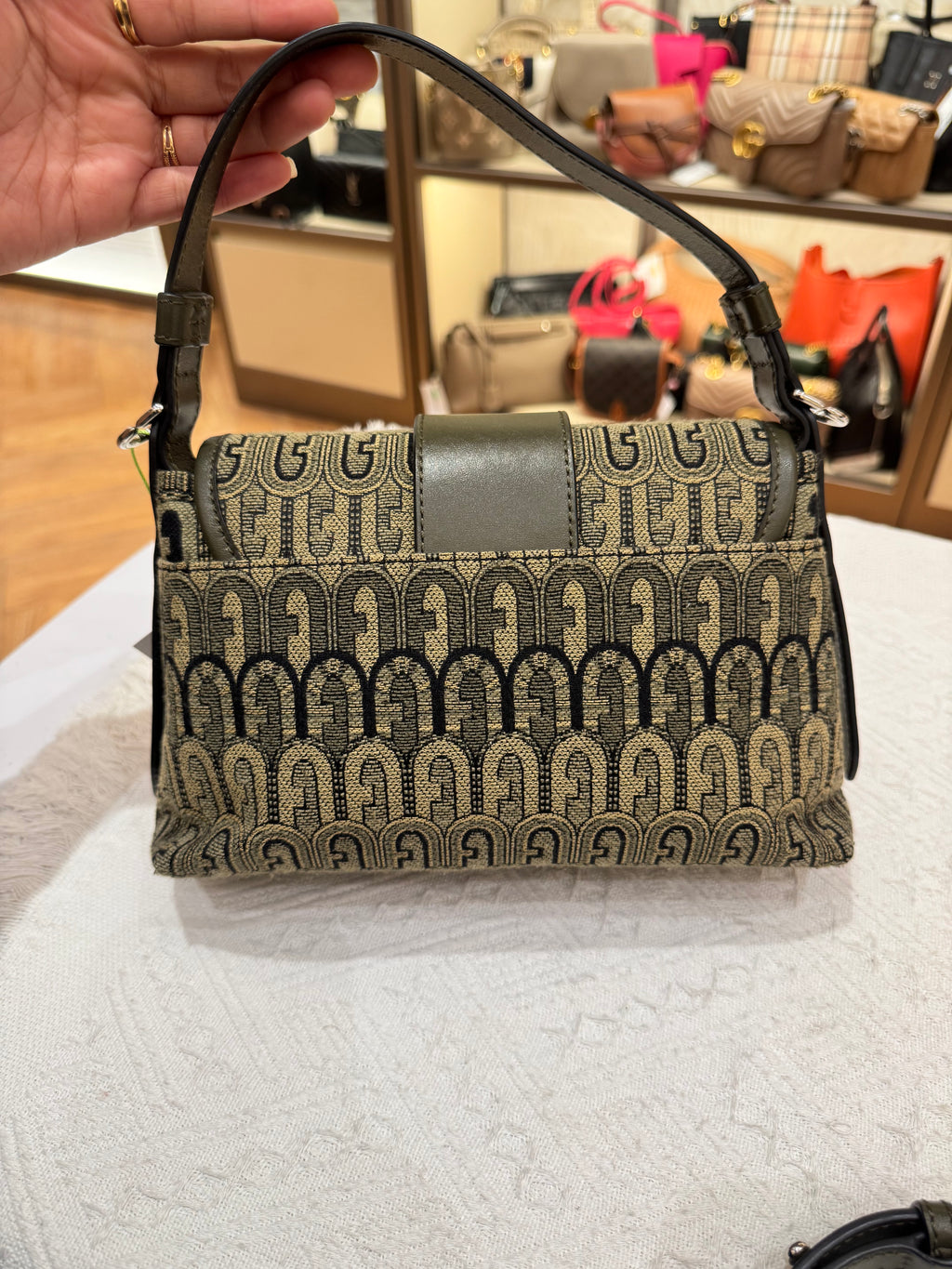 Furla Charlotte Canvas Motif
