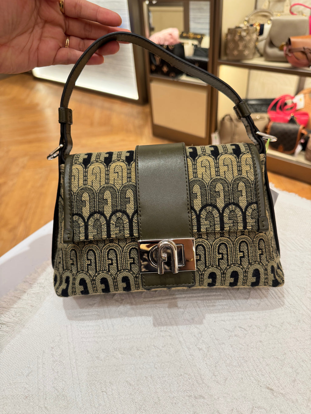 Furla Charlotte Canvas Motif