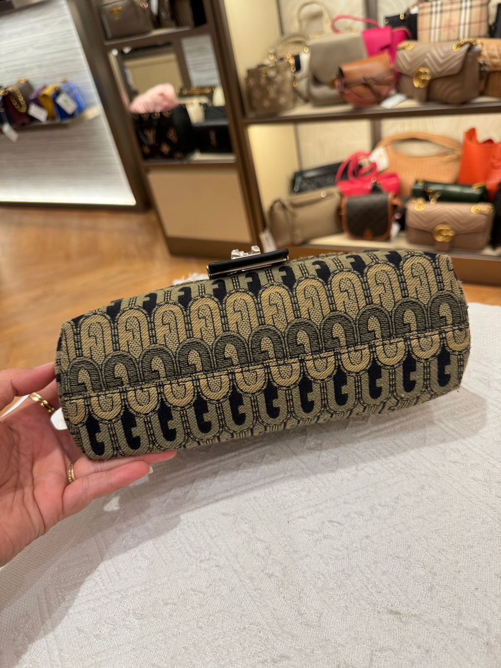 Furla Charlotte Canvas Motif