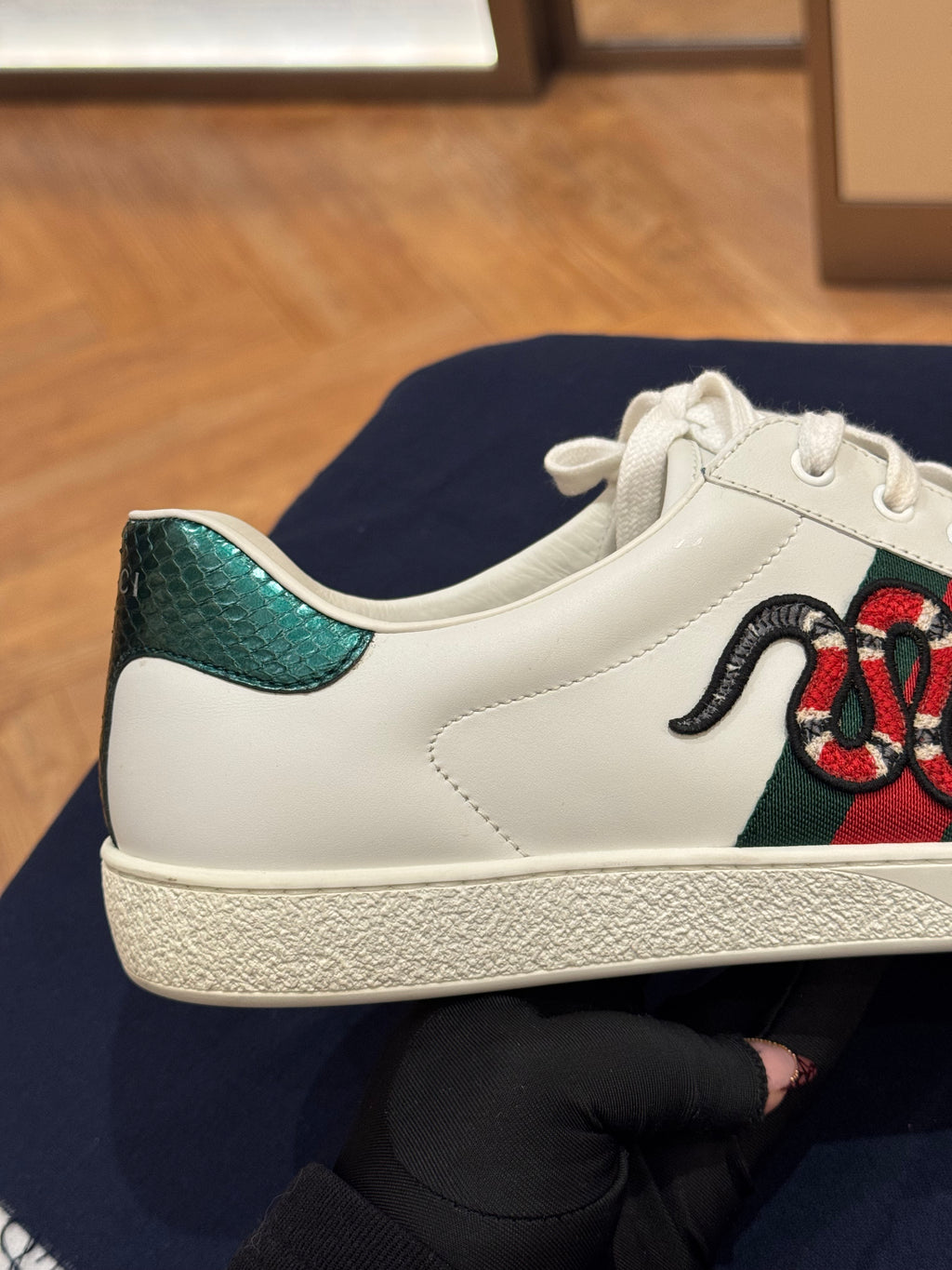 Gucci Shoes Snake White