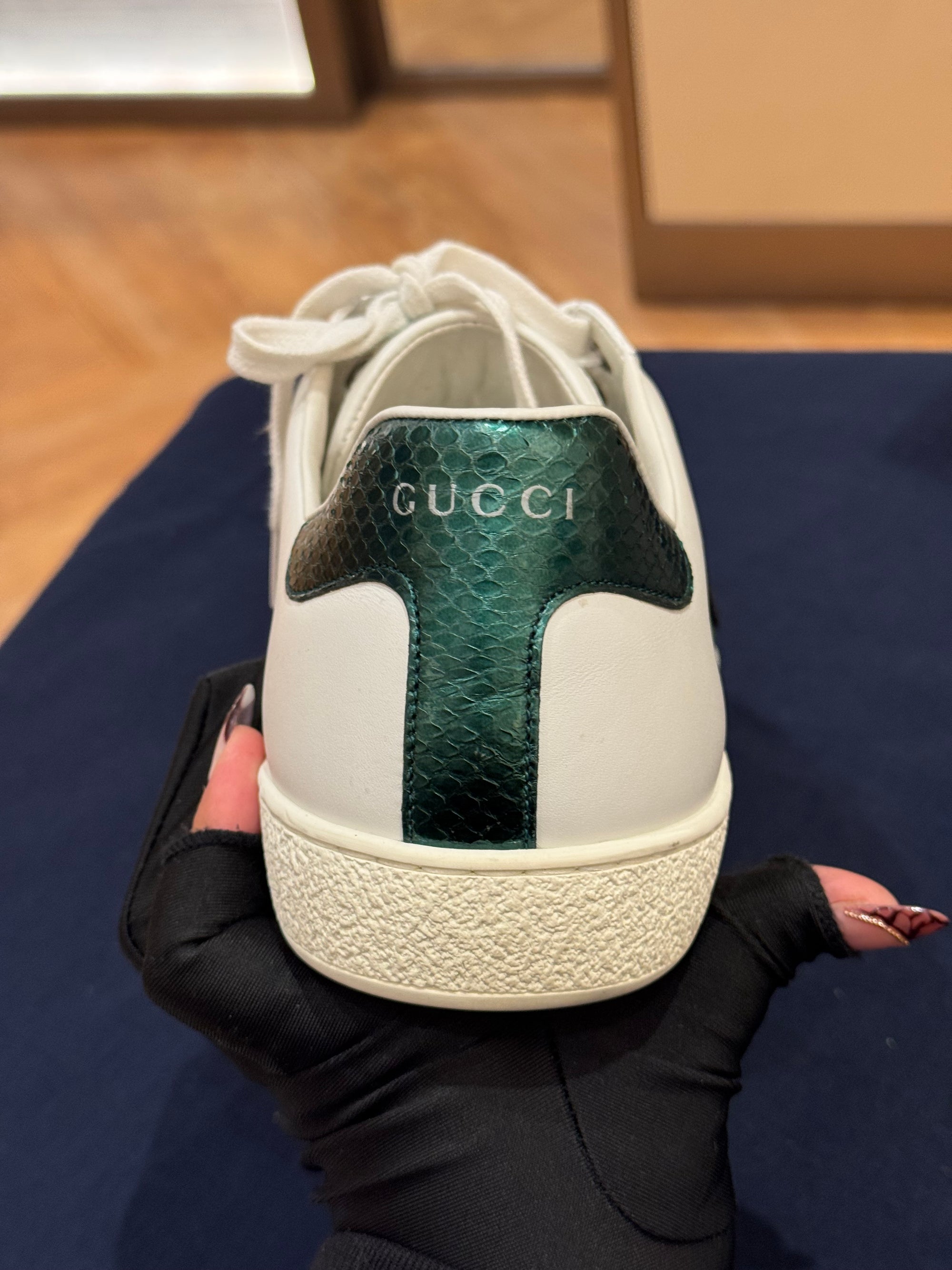 Gucci Shoes Snake White