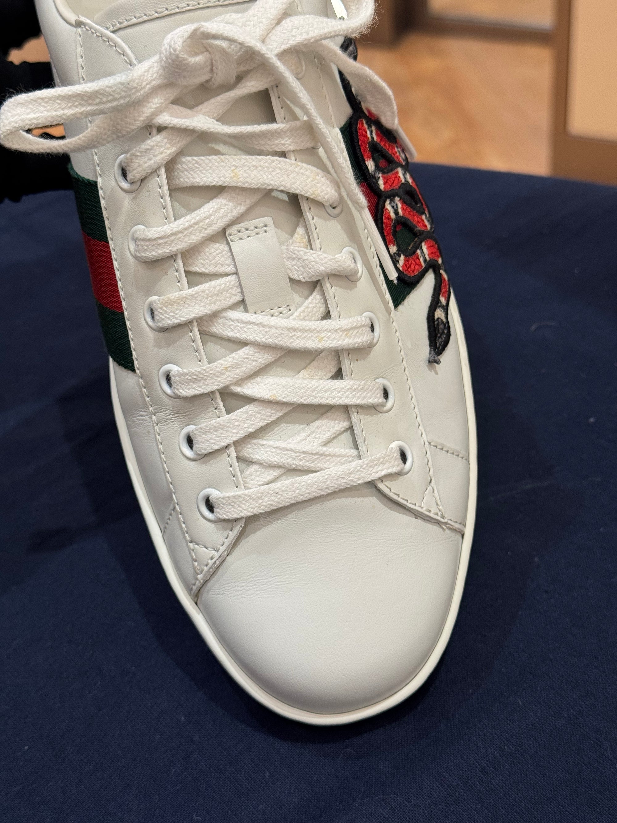 Gucci Shoes Snake White